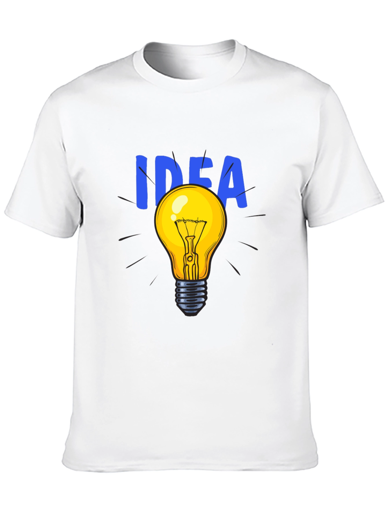 Idea Light Bulb Graphic T-Shirt