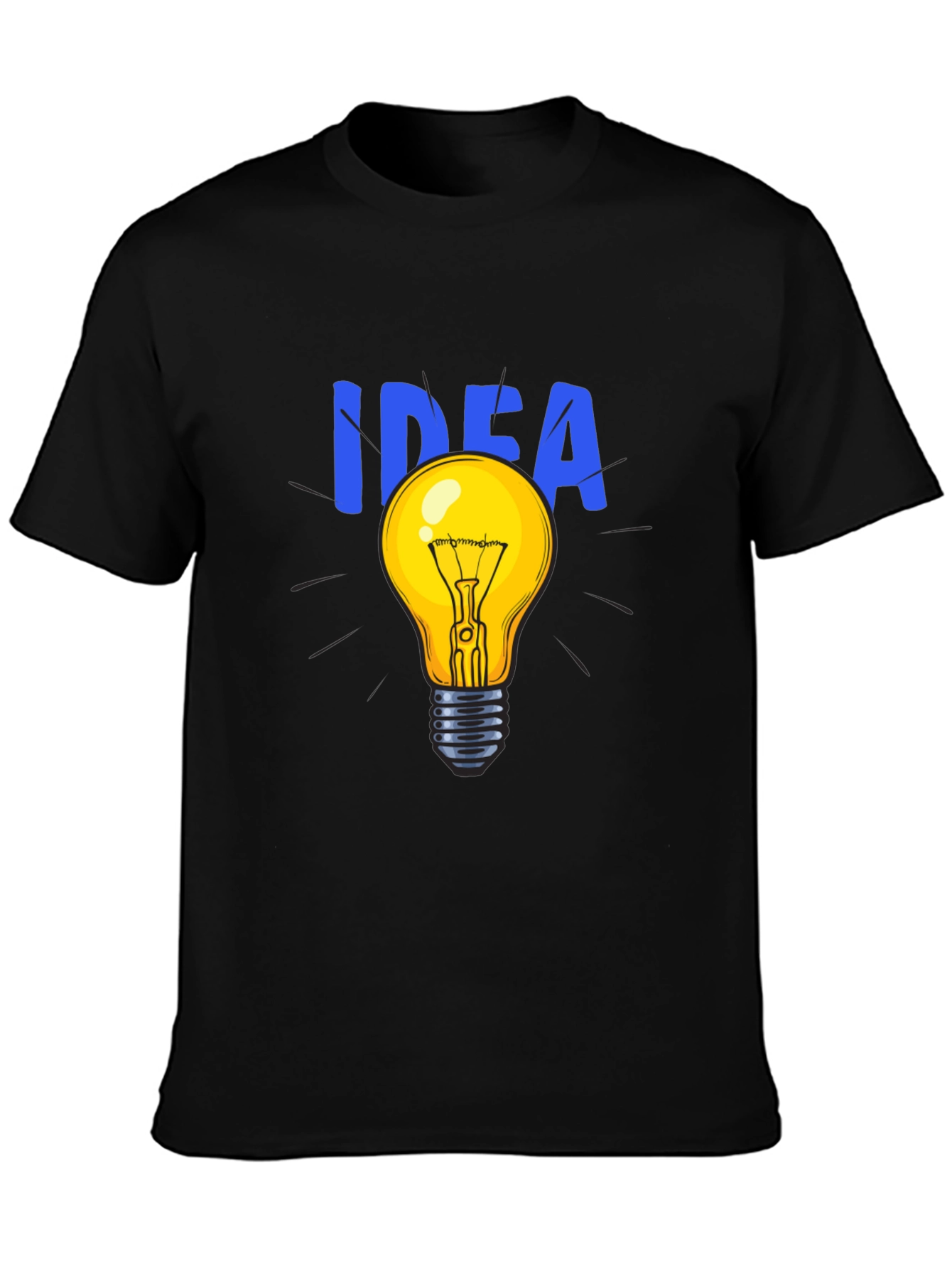 Idea Light Bulb Graphic T-Shirt