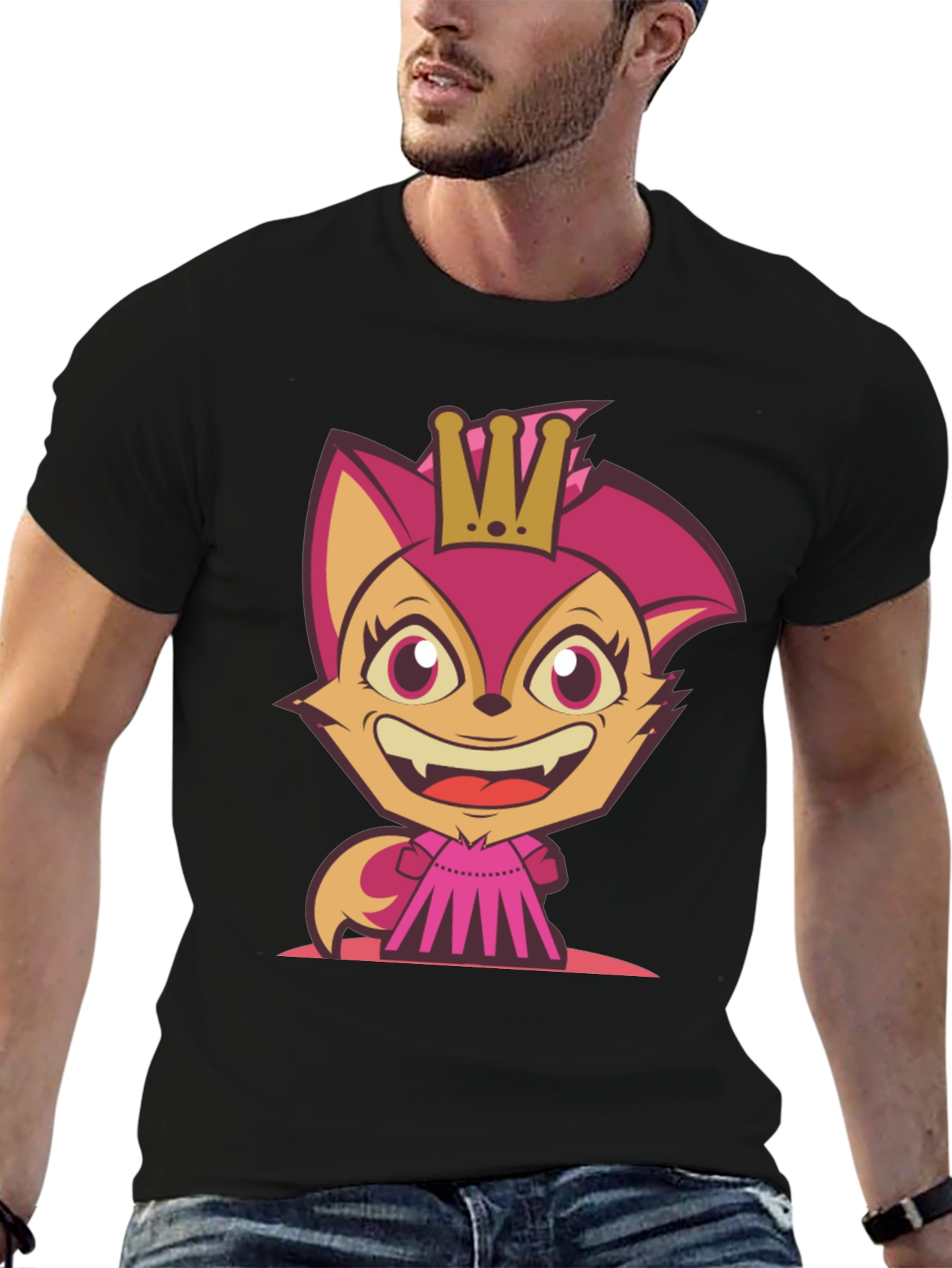 Cartoon Fox Princess T-Shirt