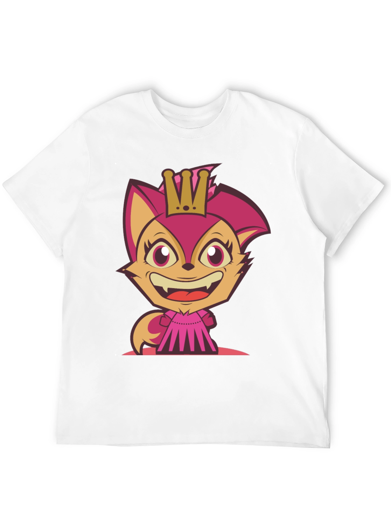 Cartoon Fox Princess T-Shirt