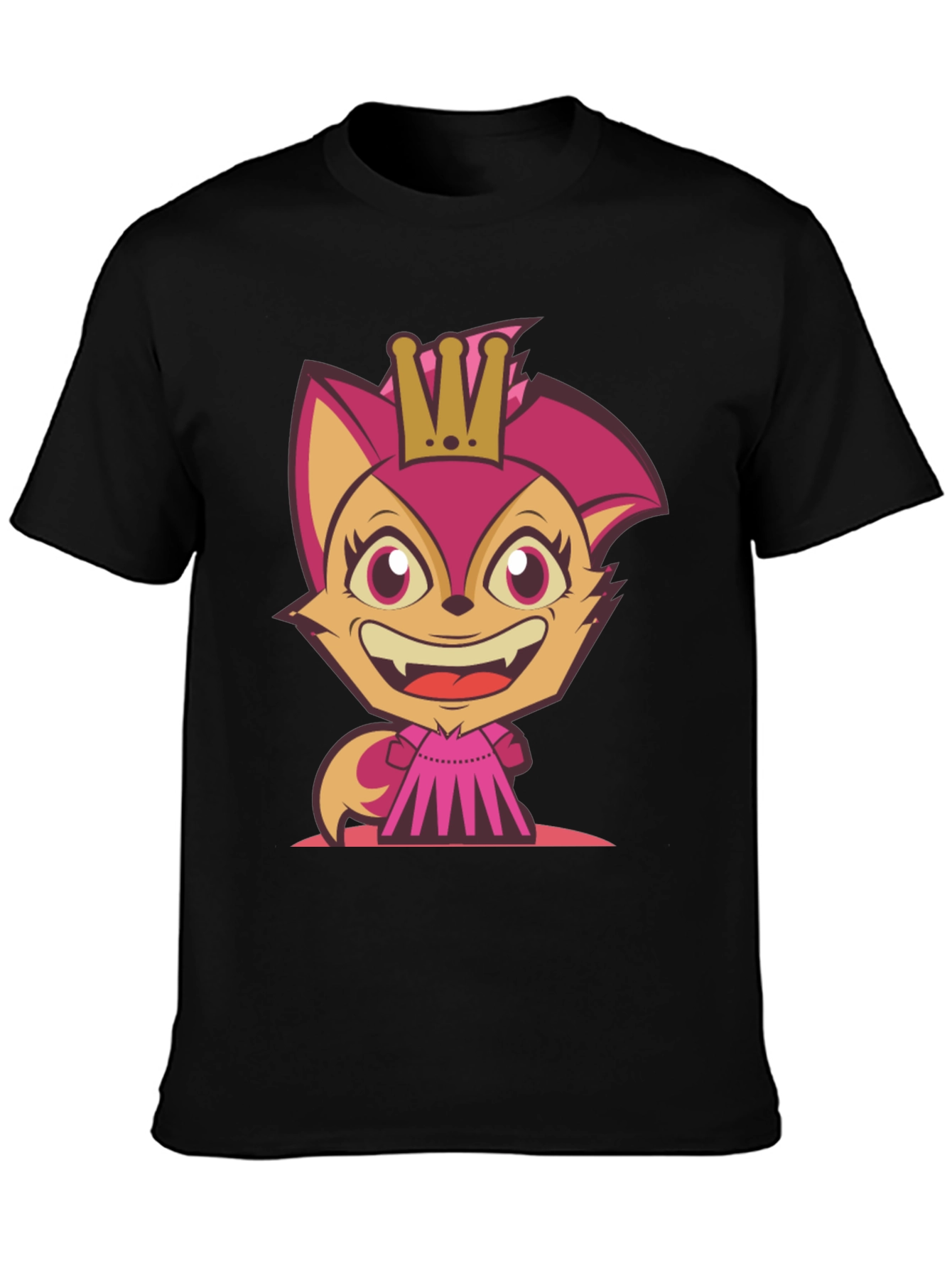 Cartoon Fox Princess T-Shirt
