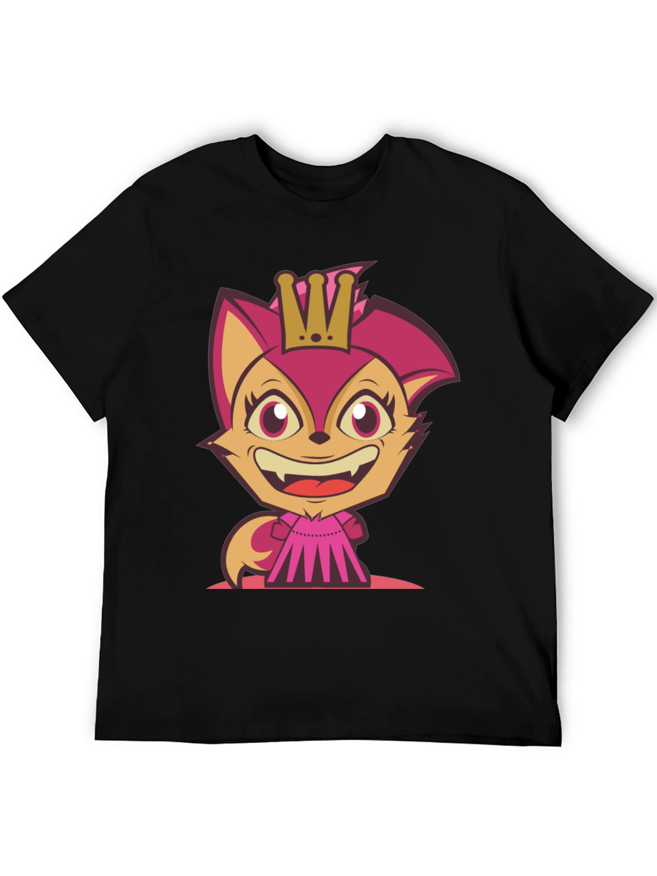Cartoon Fox Princess T-Shirt