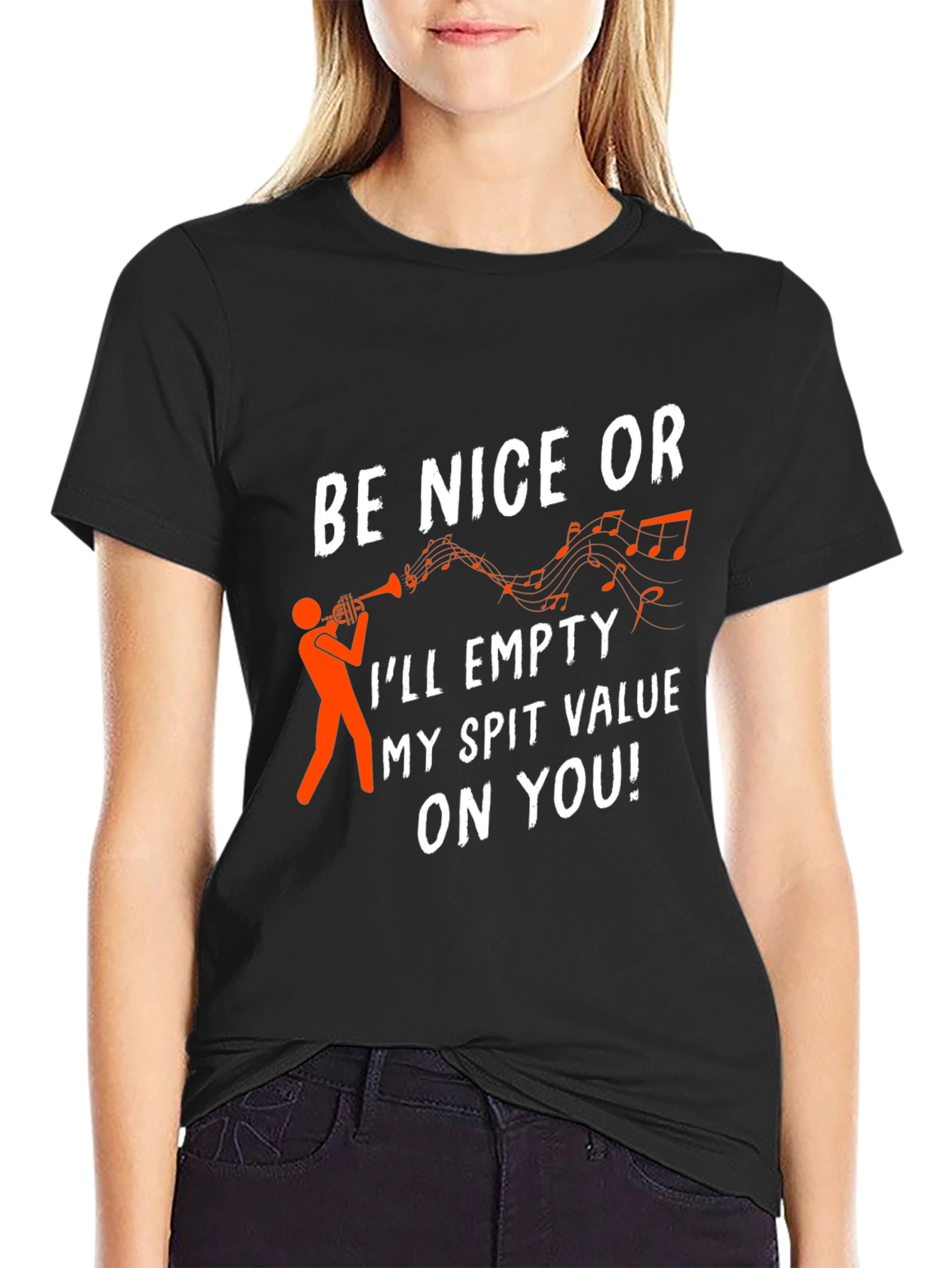 Be Nice Trumpet T-Shirt