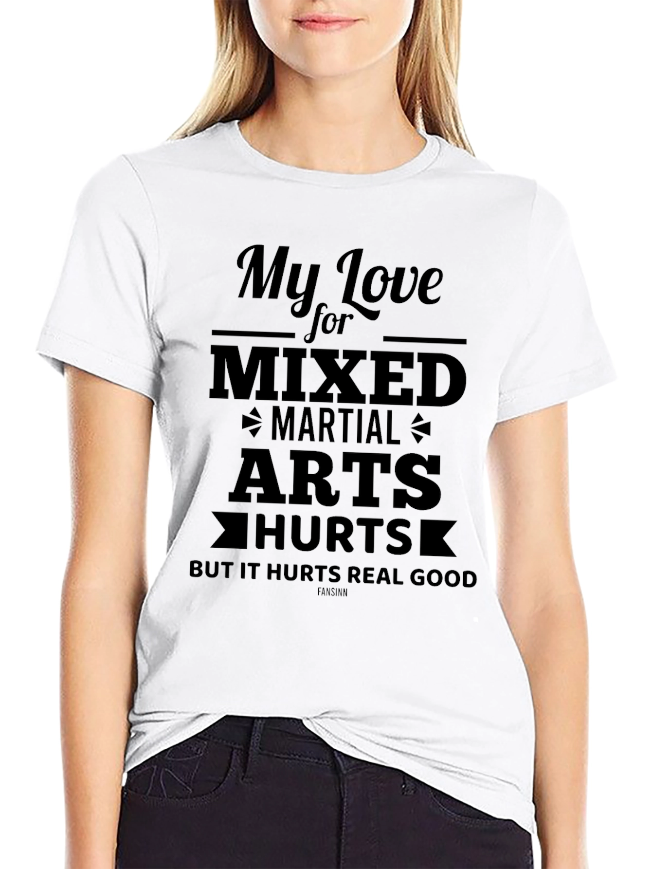 Mixed Martial Arts Hurts Black T-Shirt