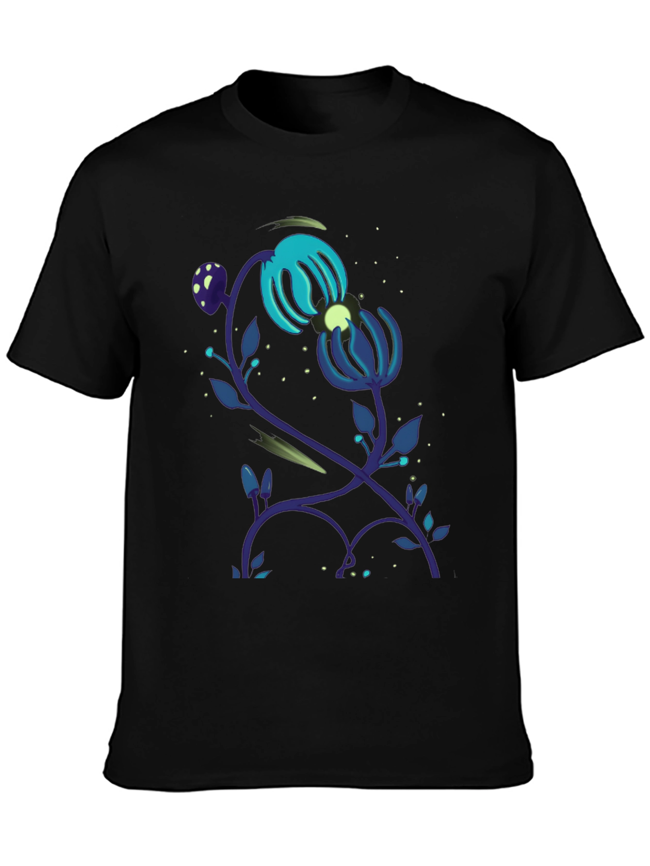 Mystical Bloom Graphic T-Shirt