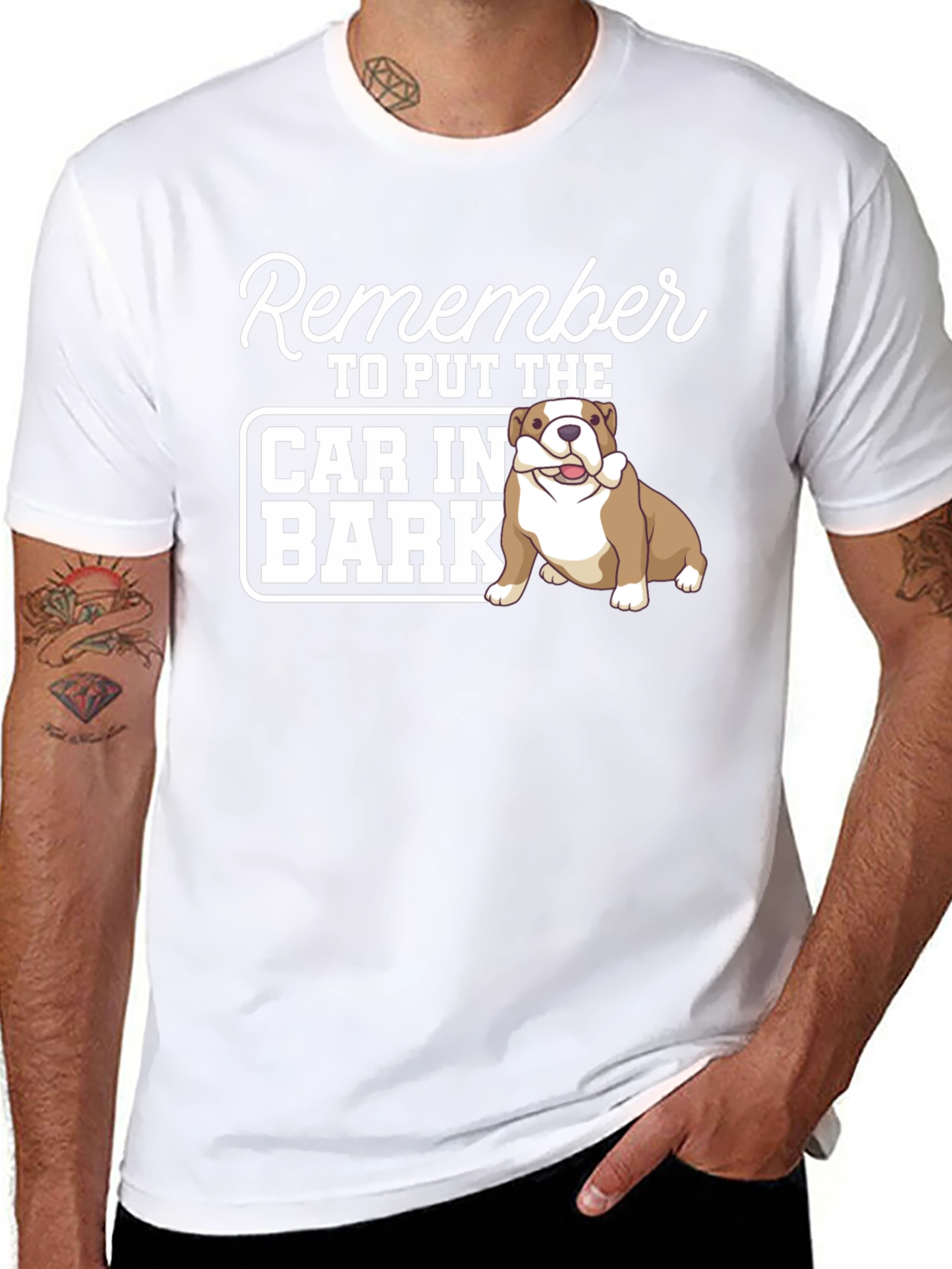Remember to Put The Car in Bark T-Shirt