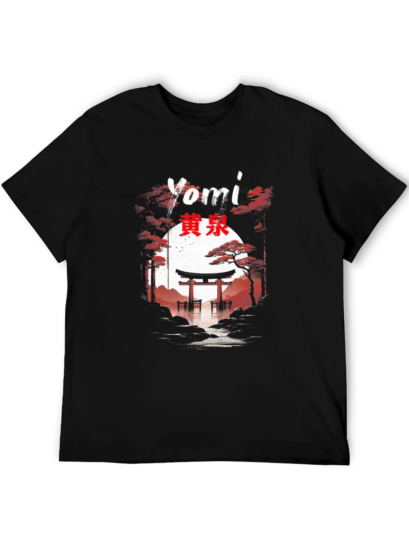 Yomi Japanese Torii Gate Graphic T-Shirt