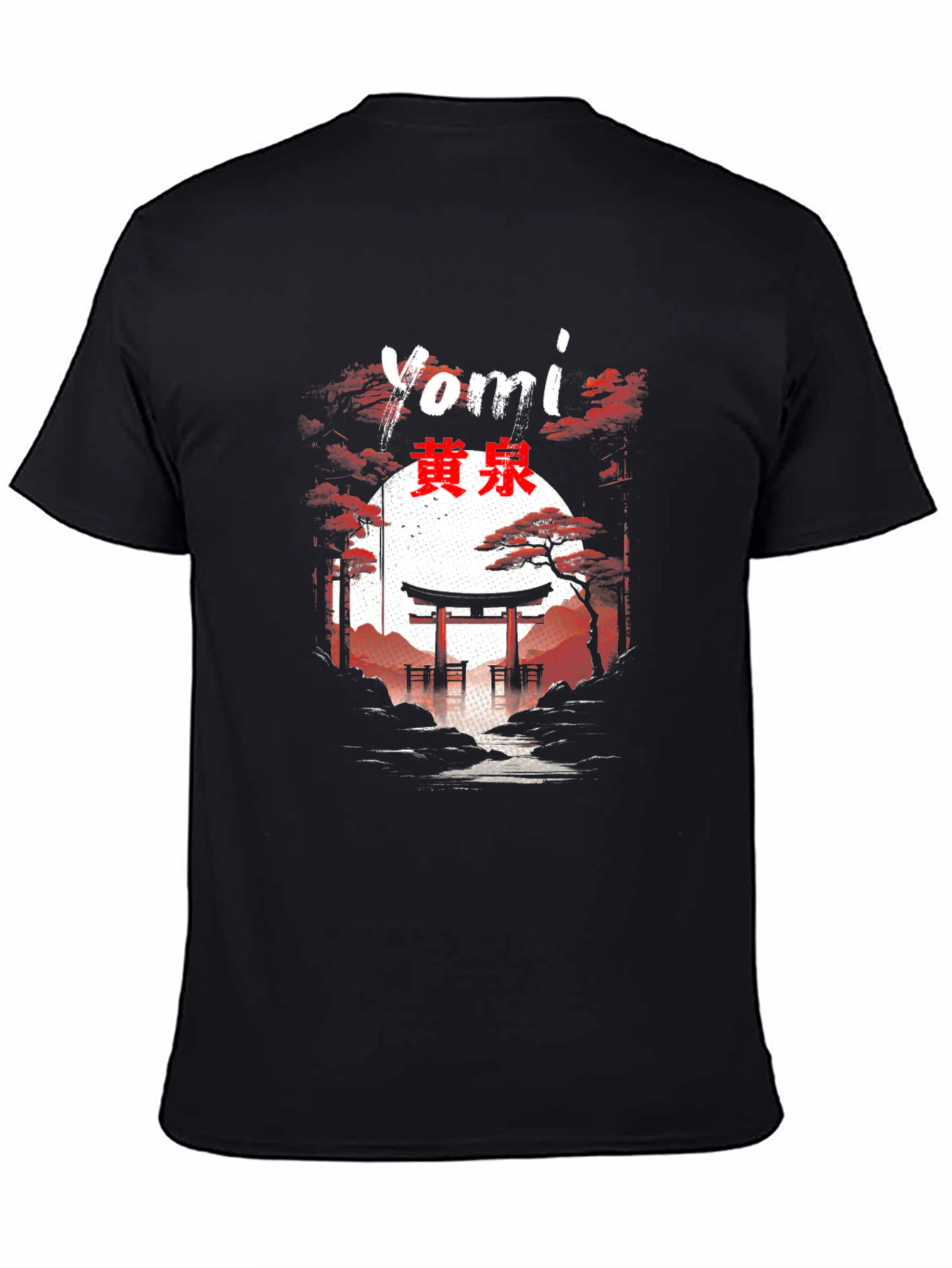 Yomi Japanese Torii Gate Graphic T-Shirt