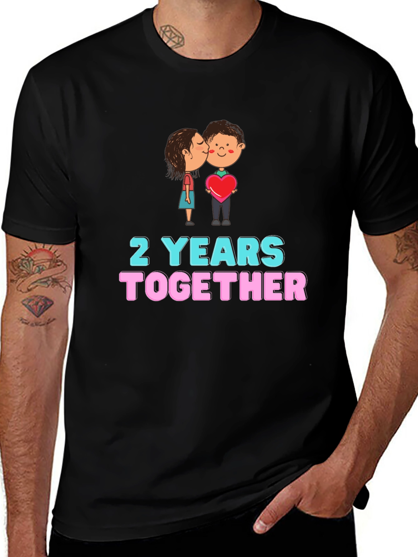 2 Years Together Anniversary T-Shirt