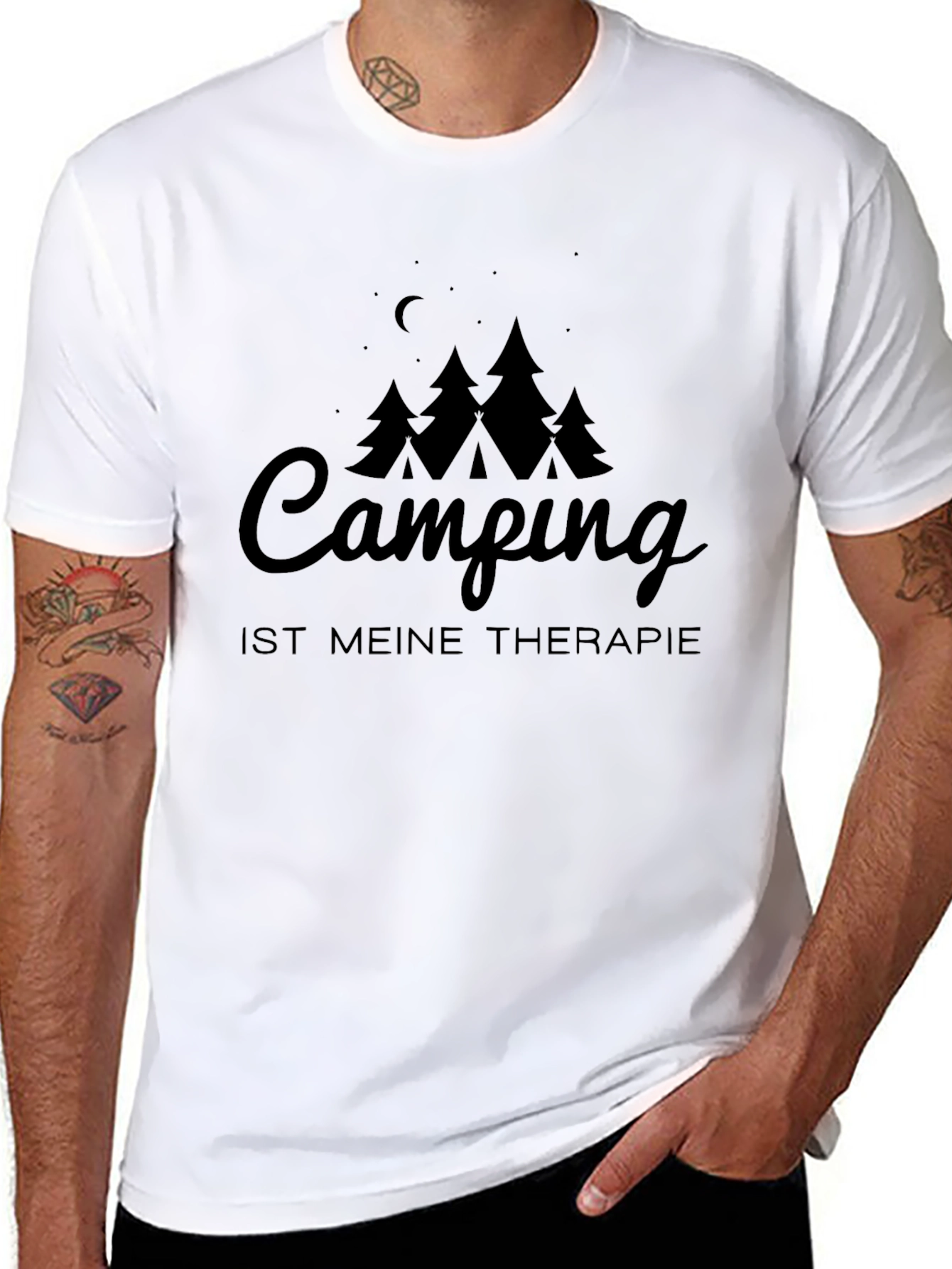 Camping is My Therapy Tee - Nature Lover Shirt