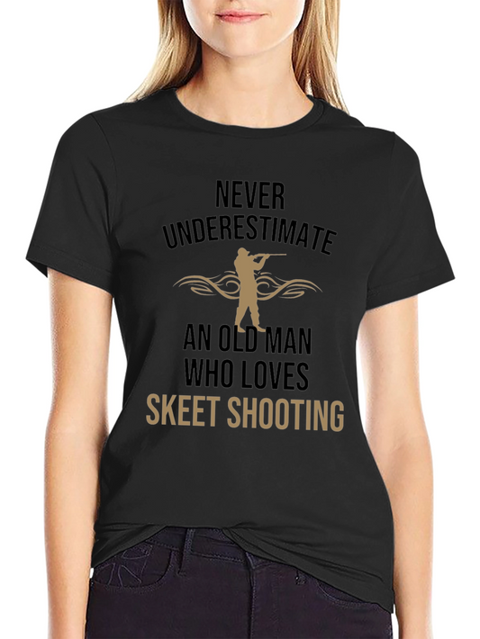 Skeet Shooting Old Man T-Shirt