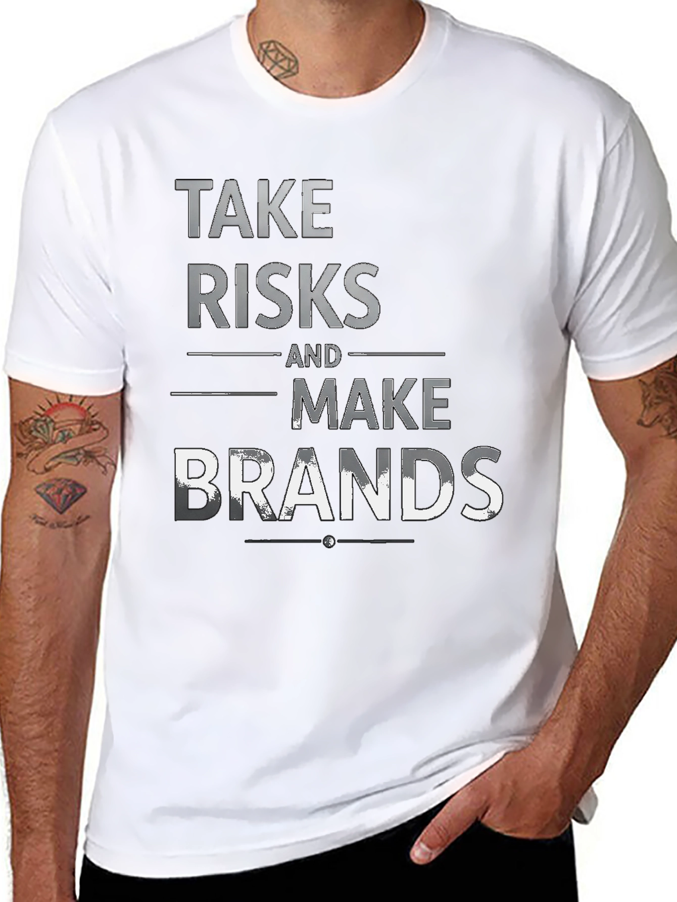 Take Risks Make Brands Graphic Tee