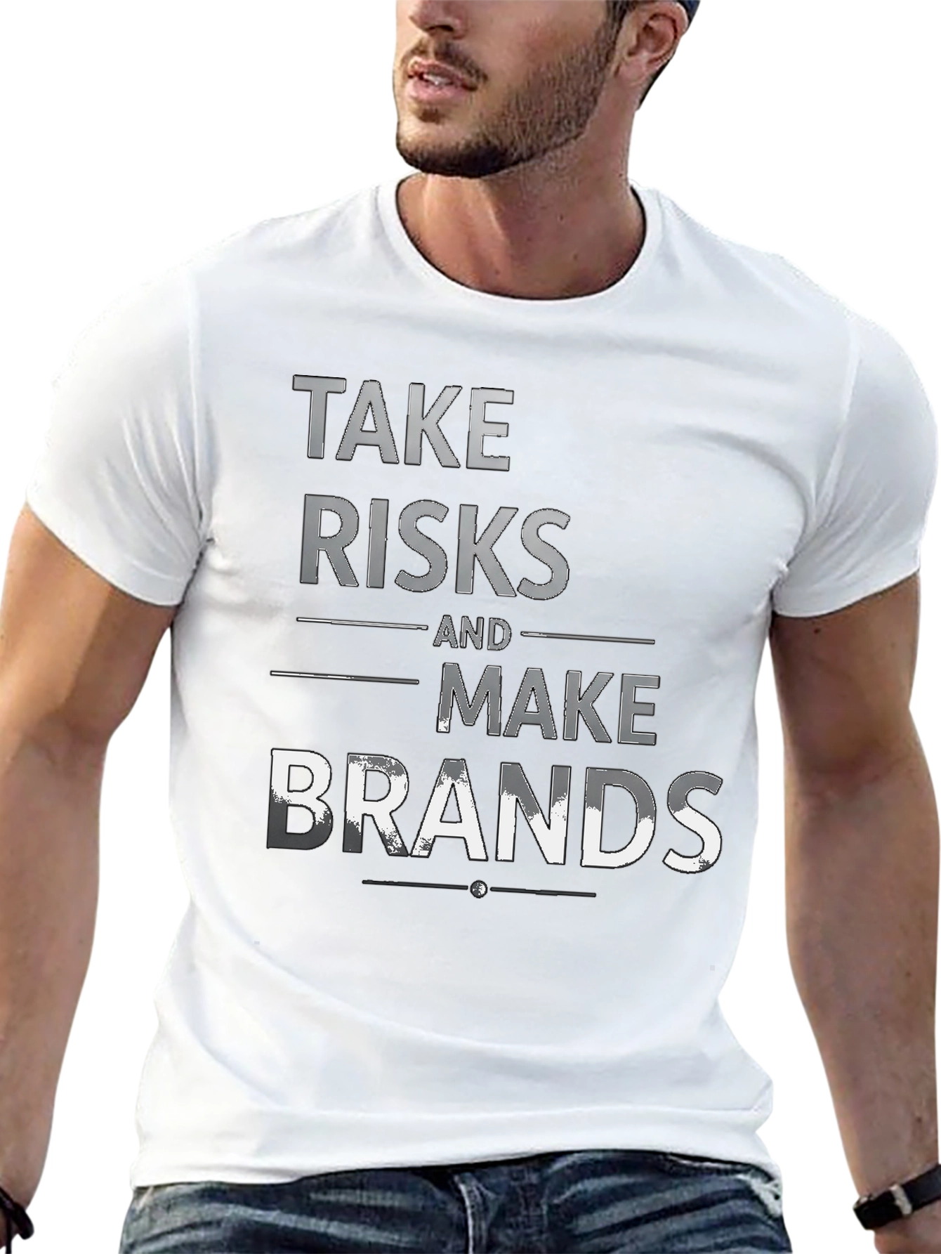 Take Risks Make Brands Graphic Tee