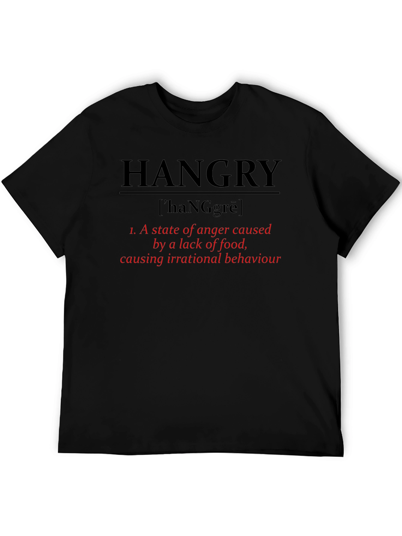 Hangry Definition Graphic T-Shirt