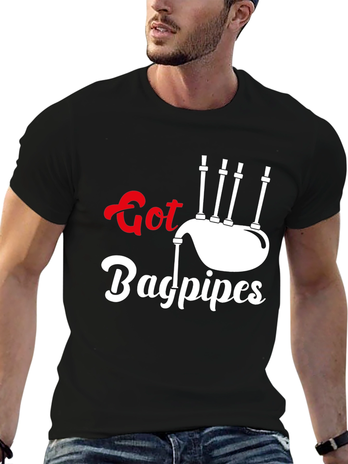 Got Bagpipes? Funny Music T-Shirt