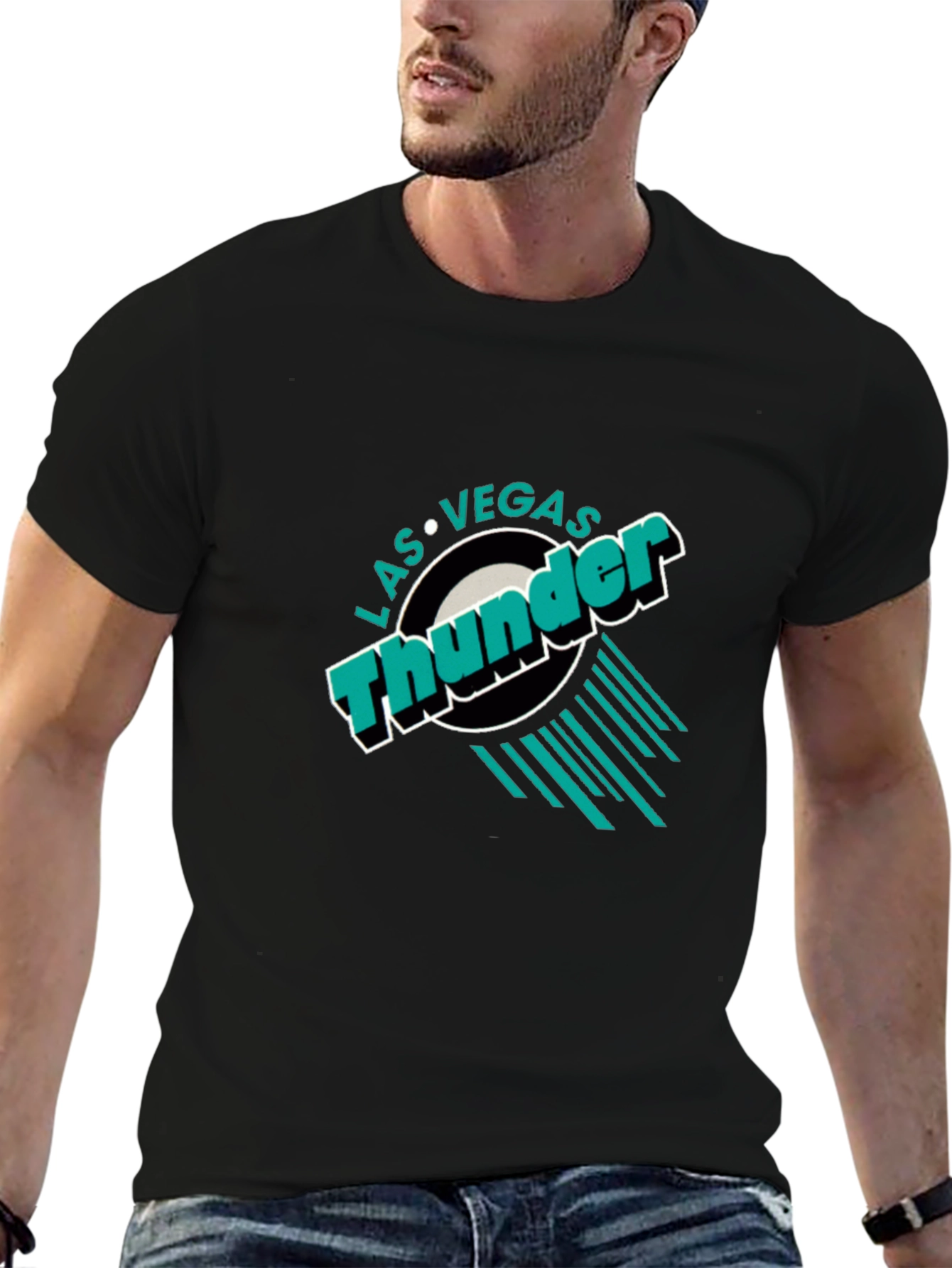Las Vegas Thunder T-Shirt - Retro Design