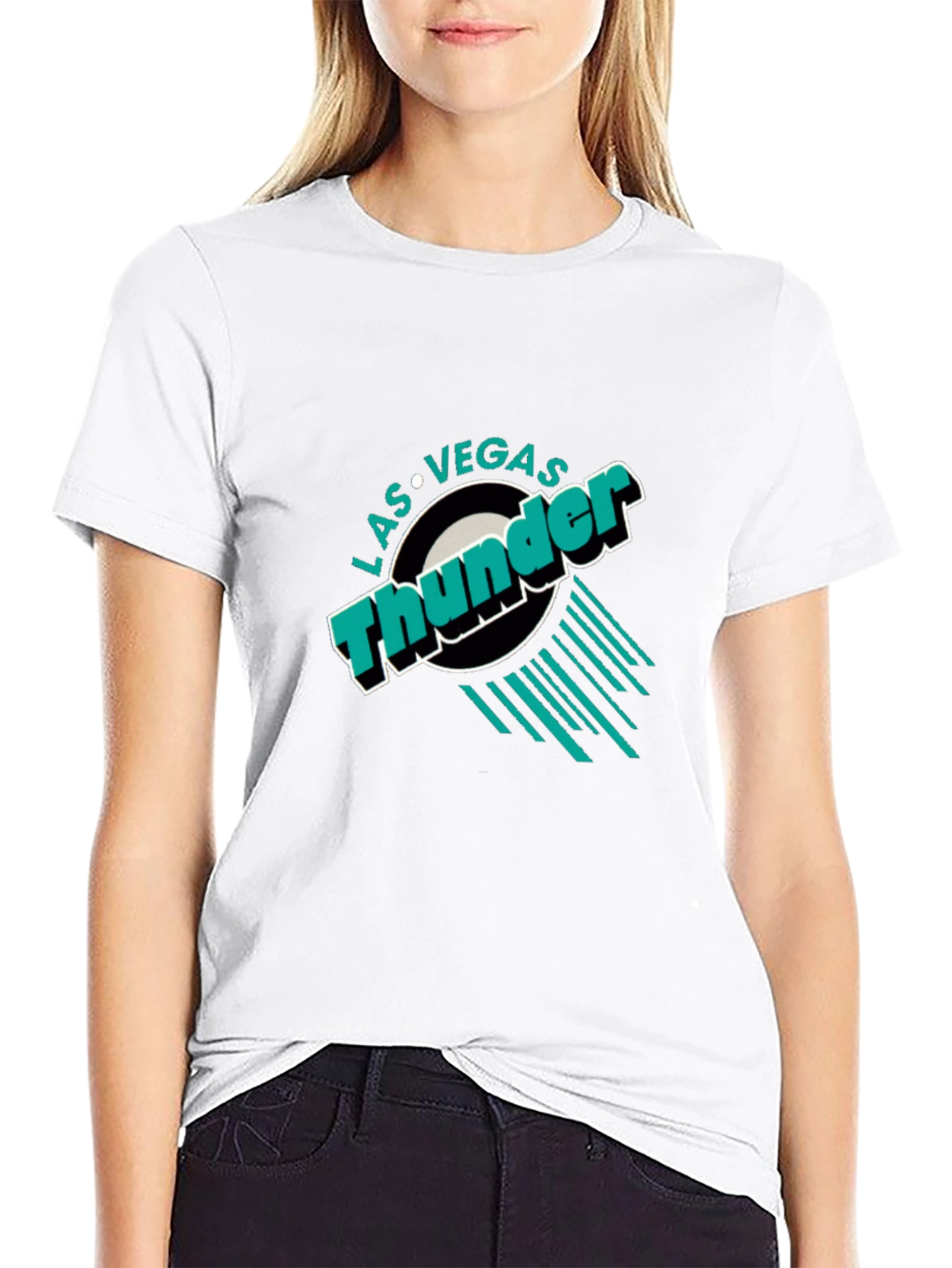 Las Vegas Thunder T-Shirt - Retro Design