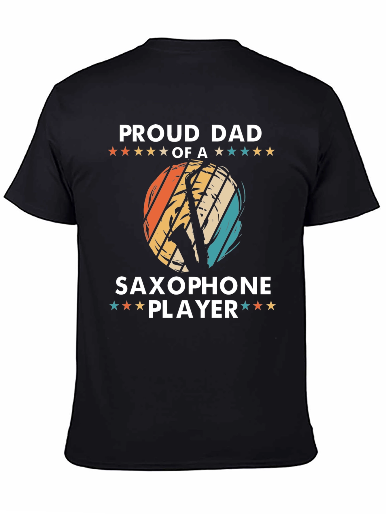 Proud Dad Saxophone Player Graphic Tee