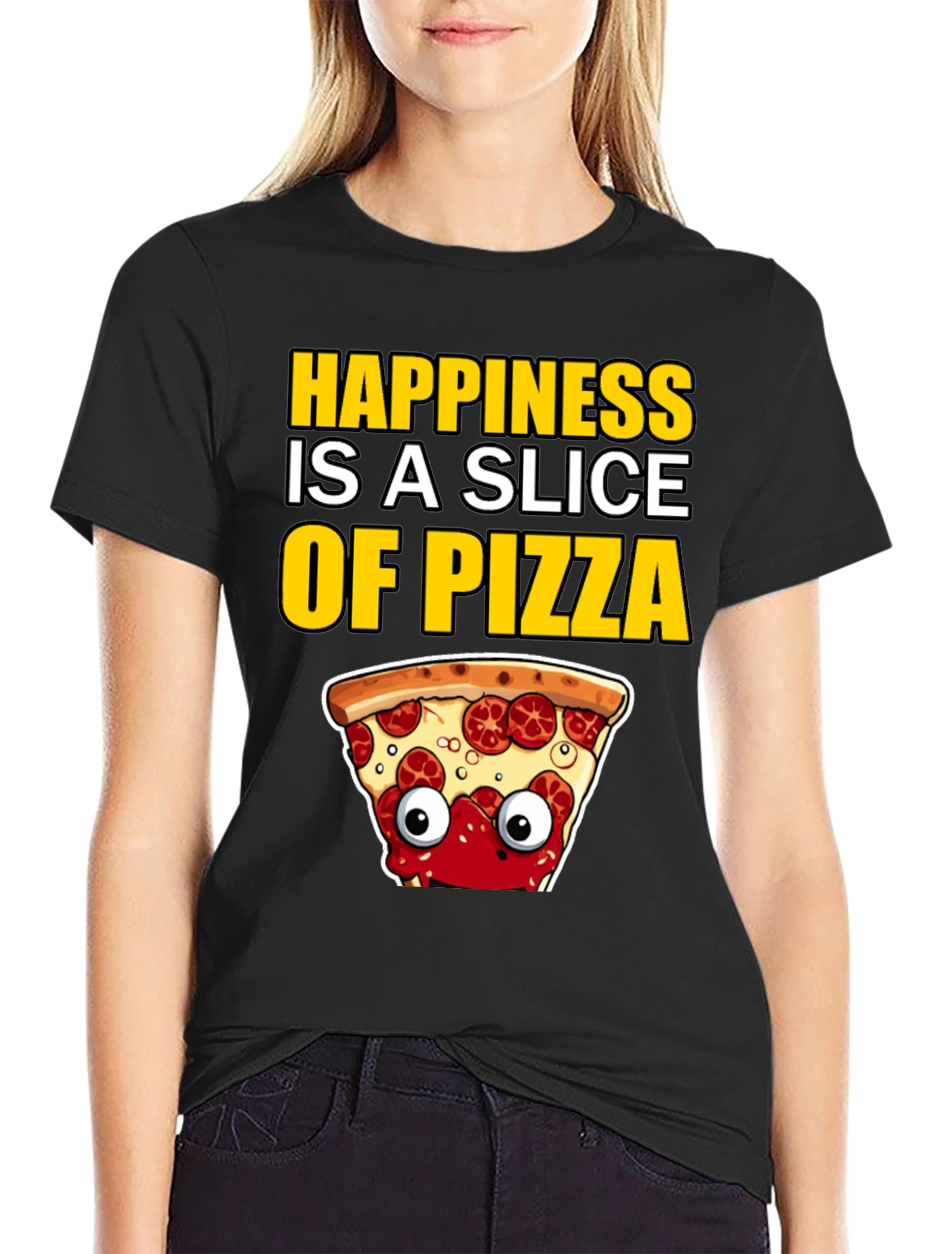 Happiness Pizza Slice T-Shirt