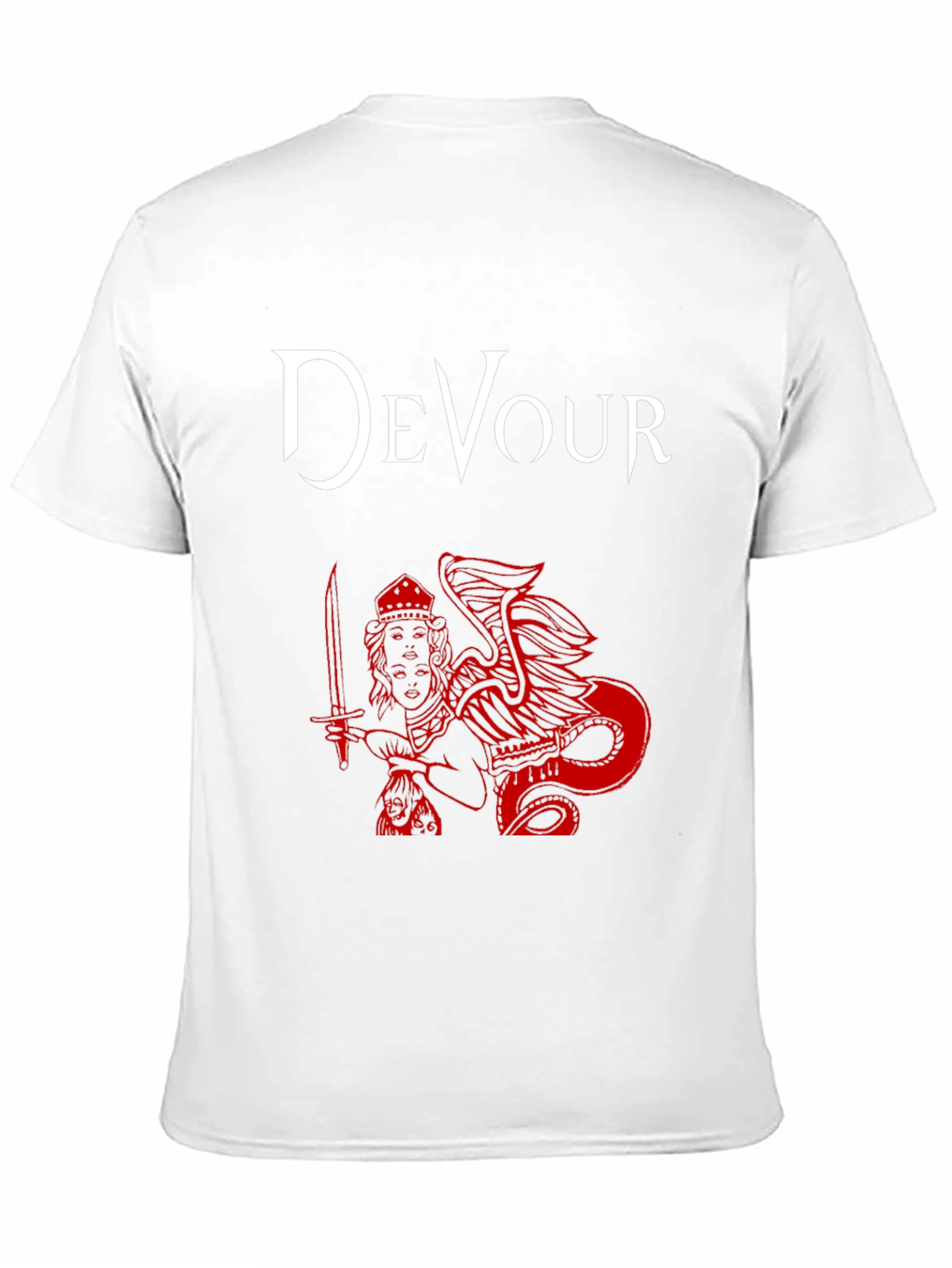 Devour Graphic Print Black T-Shirt