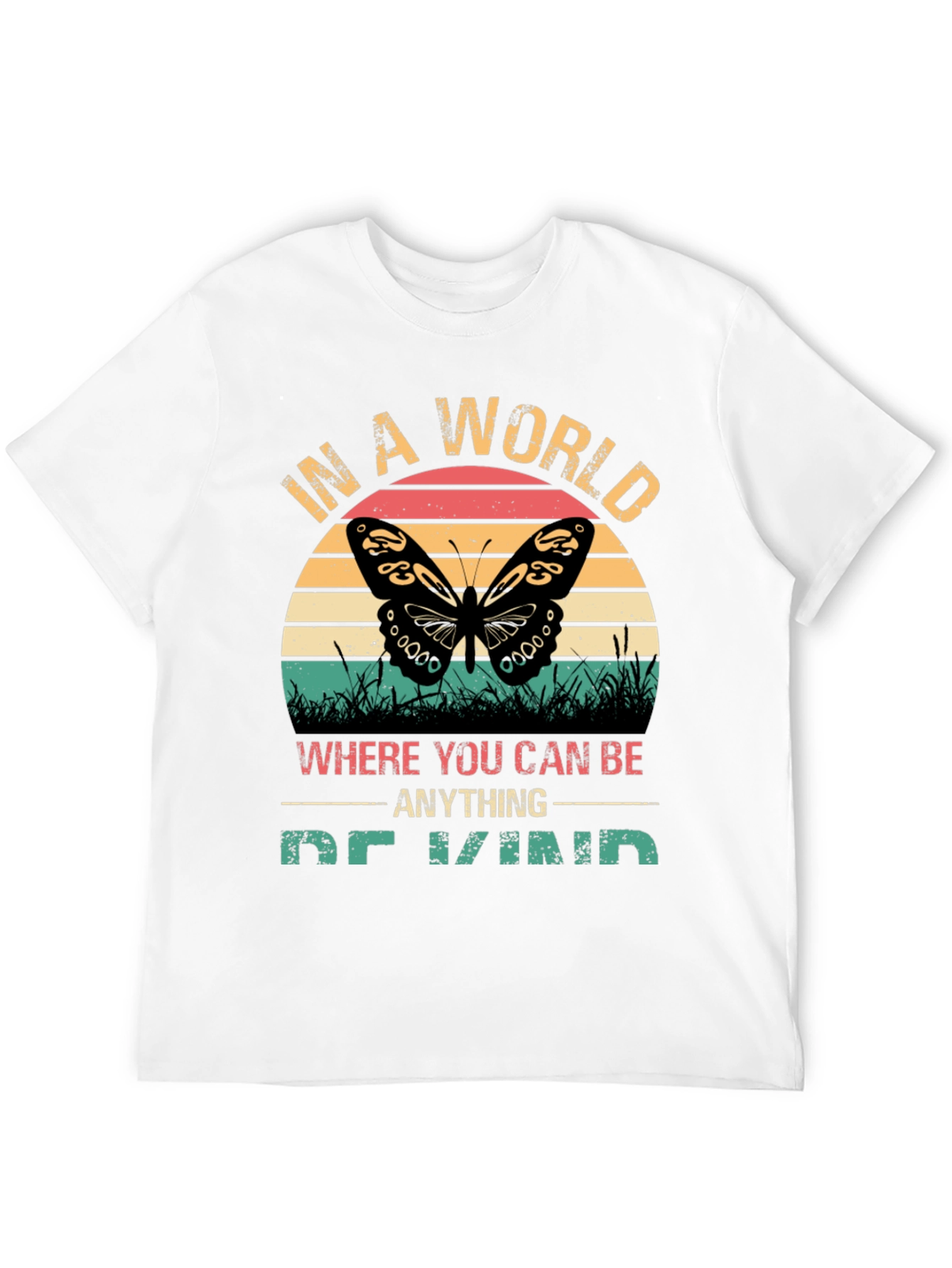 Be Kind Butterfly Graphic T-Shirt