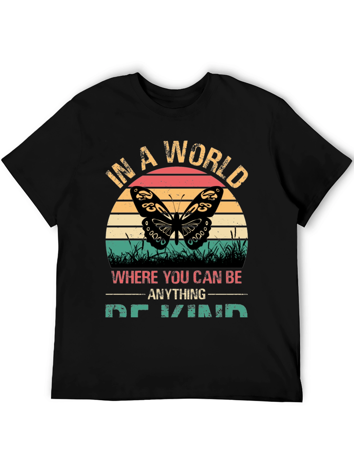 Be Kind Butterfly Graphic T-Shirt