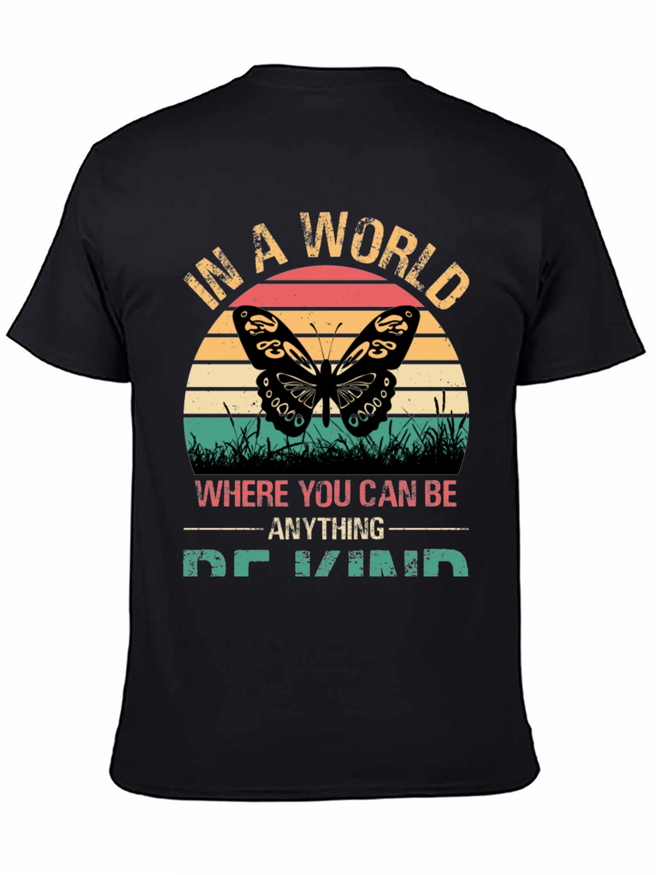Be Kind Butterfly Graphic T-Shirt