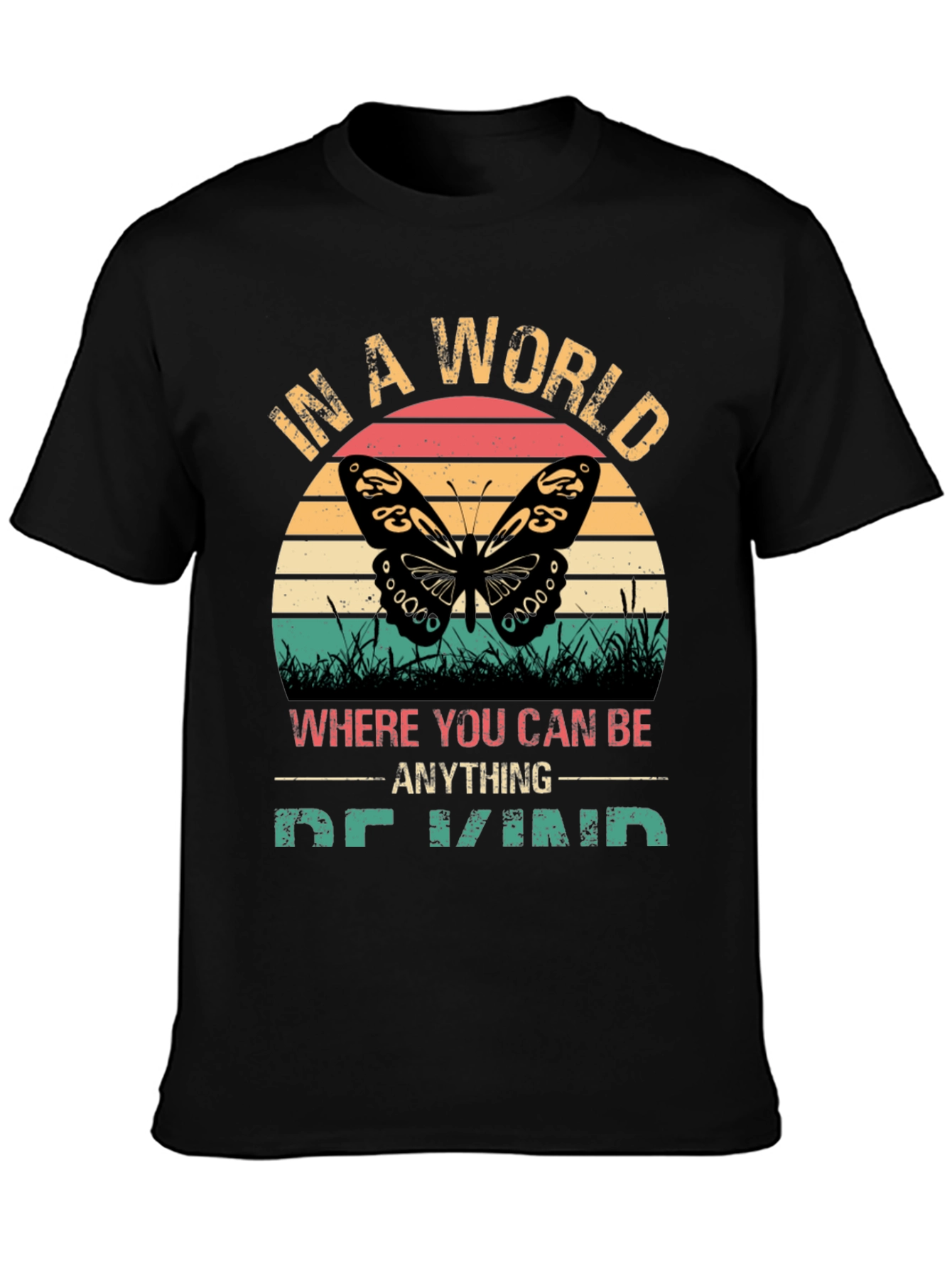 Be Kind Butterfly Graphic T-Shirt