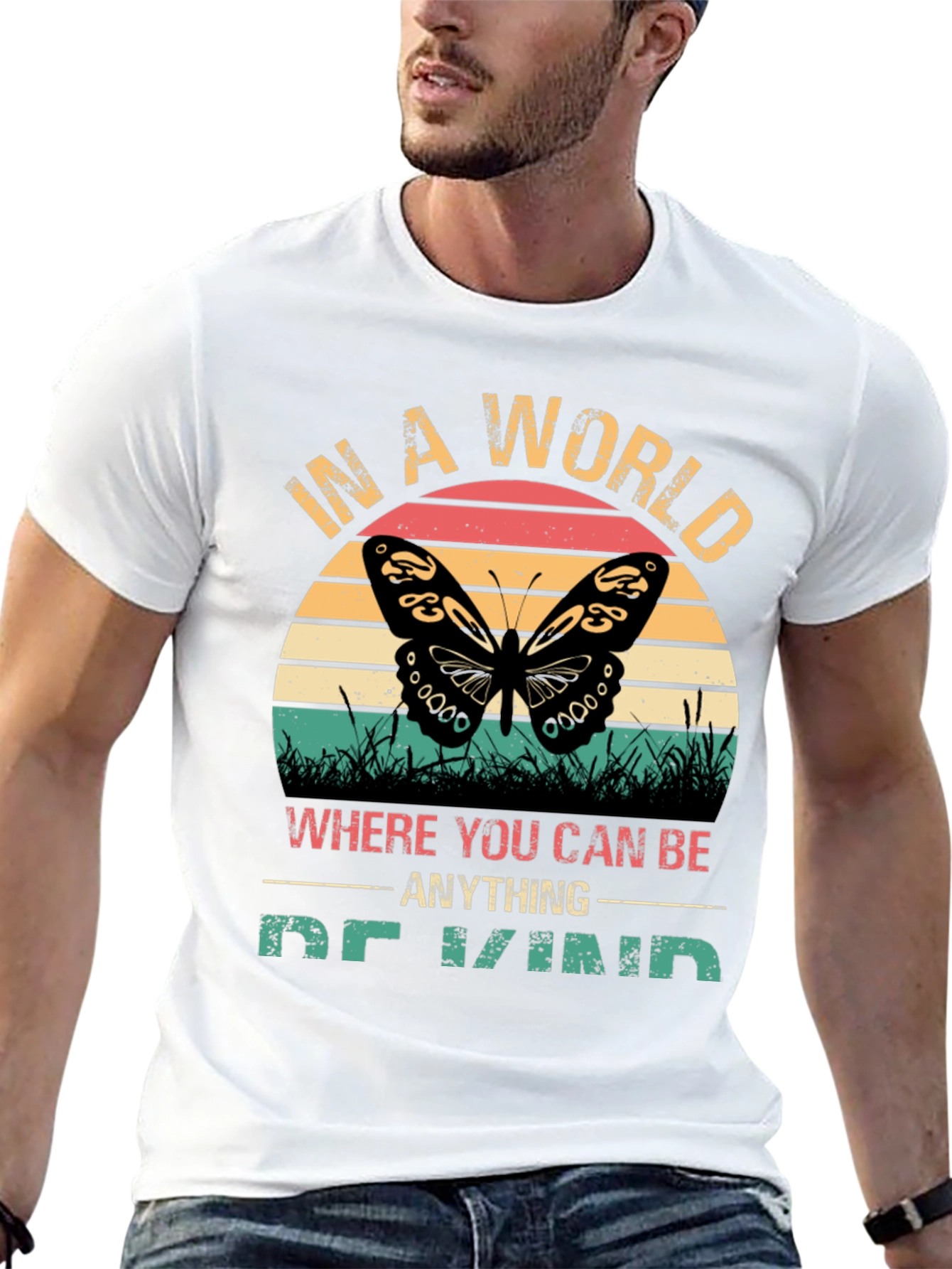 Be Kind Butterfly Graphic T-Shirt