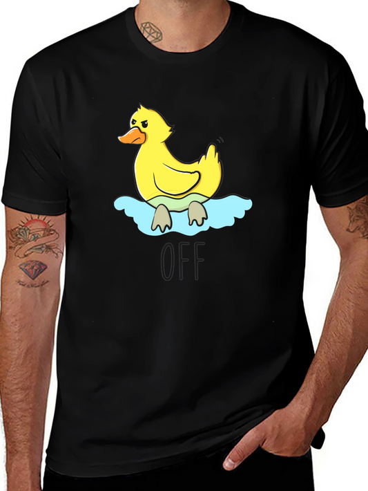 Duck Graphic Black T-Shirt