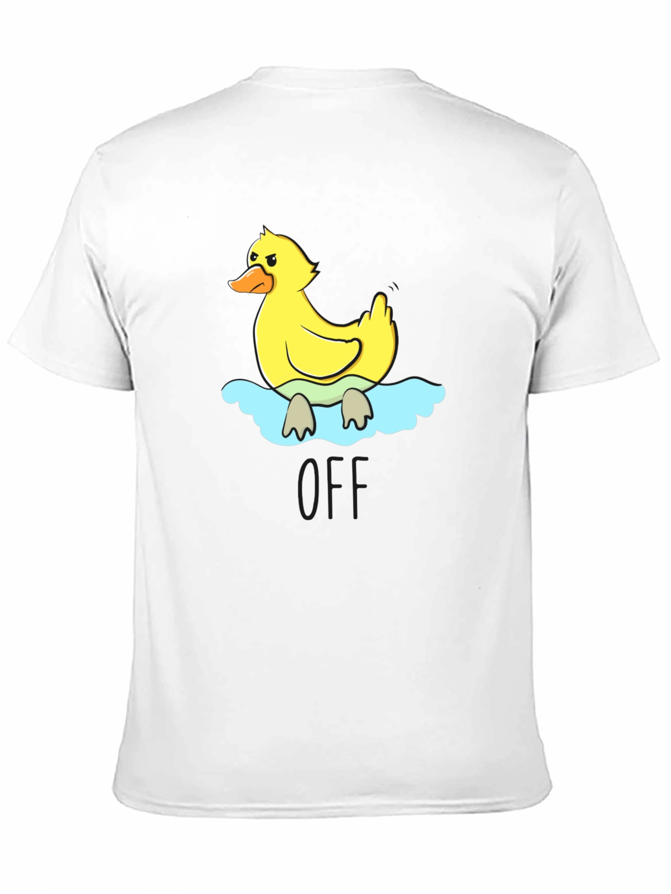 Duck Graphic Black T-Shirt