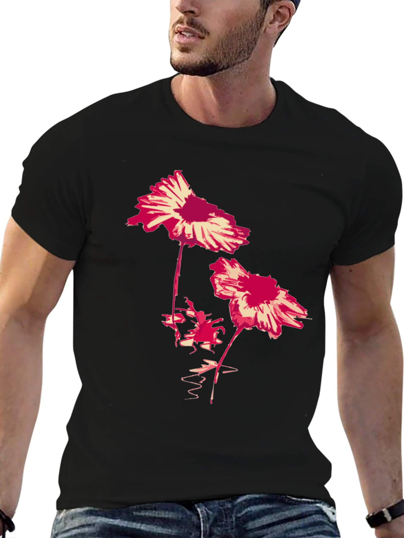 Floral Graphic Print T-Shirt