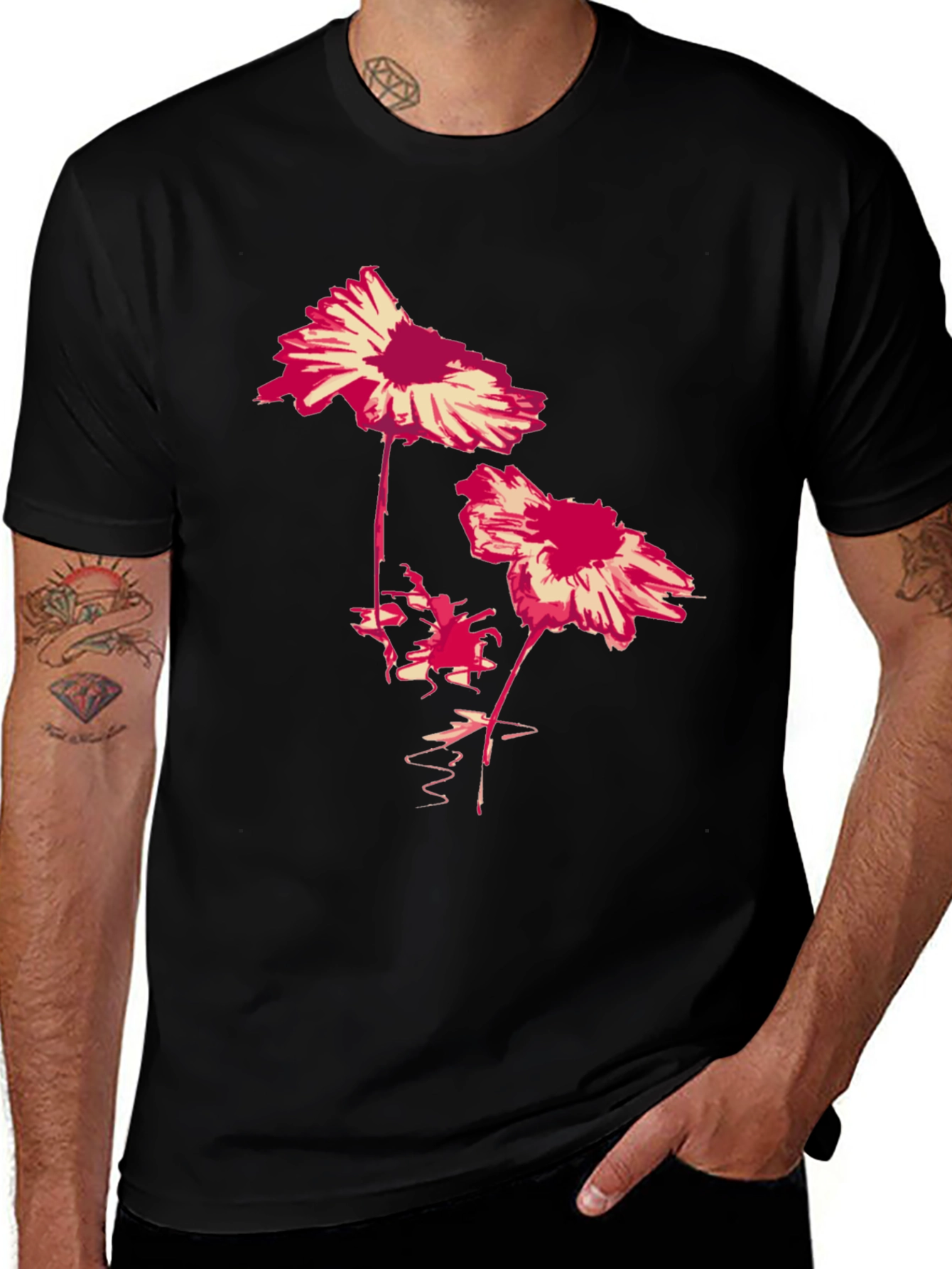 Floral Graphic Print T-Shirt