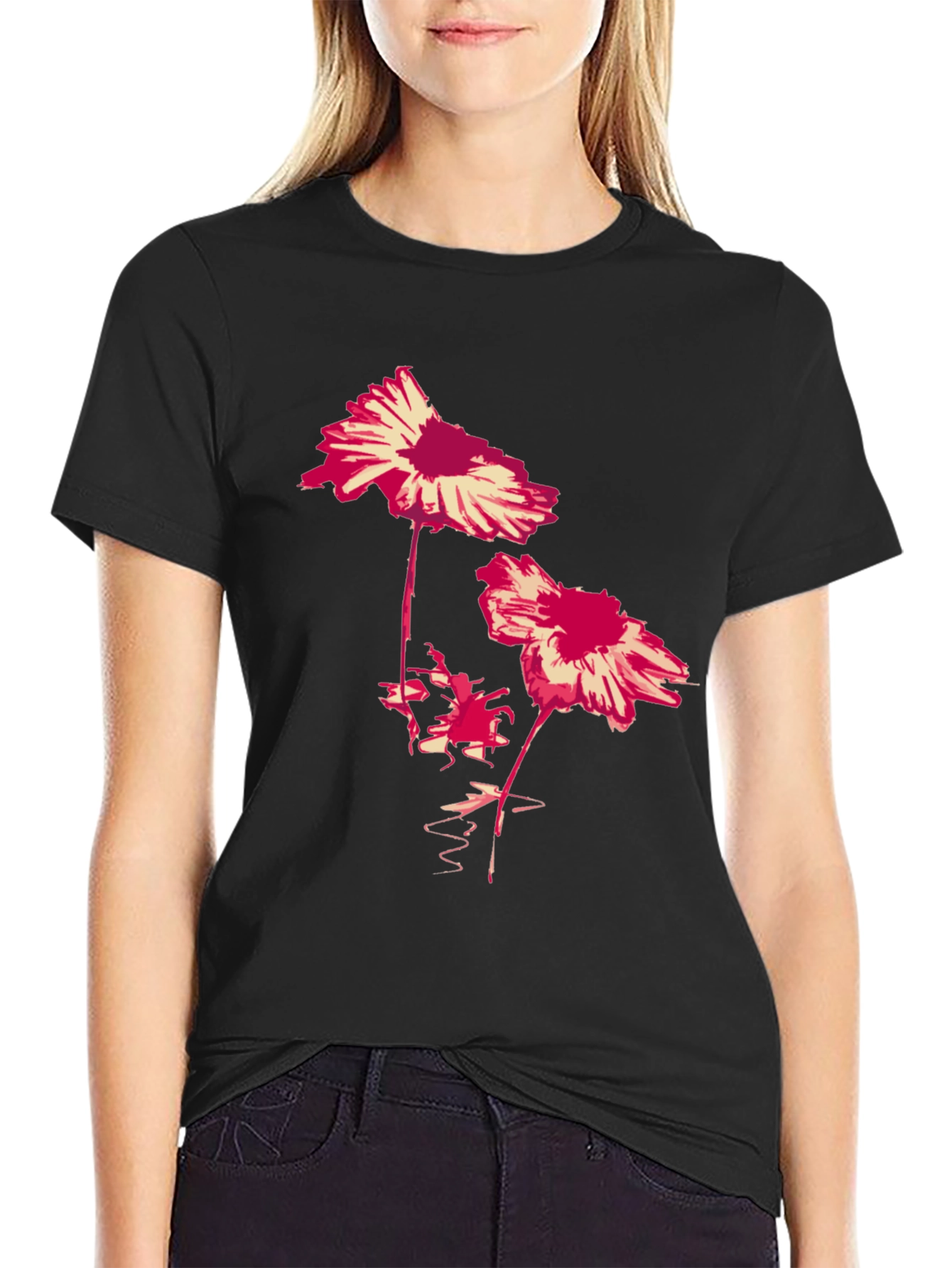 Floral Graphic Print T-Shirt