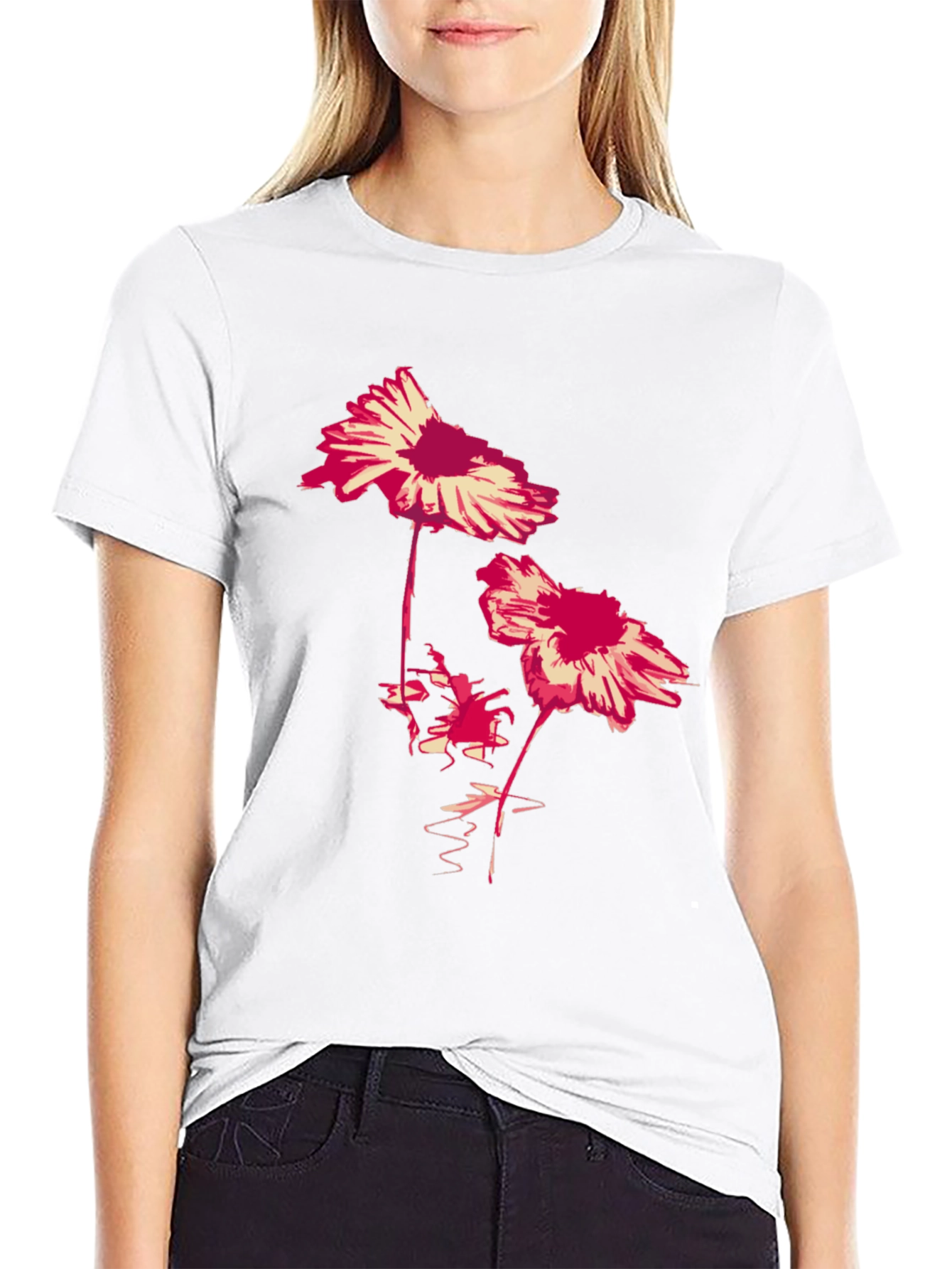 Floral Graphic Print T-Shirt