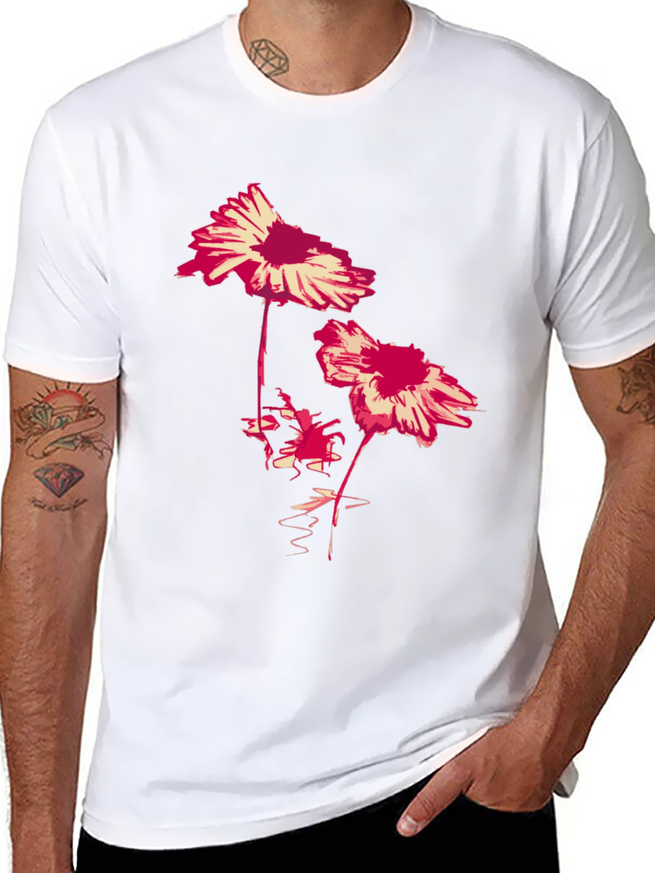 Floral Graphic Print T-Shirt