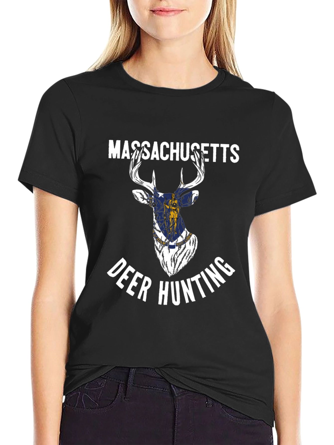 Massachusetts Deer Hunting T-Shirt