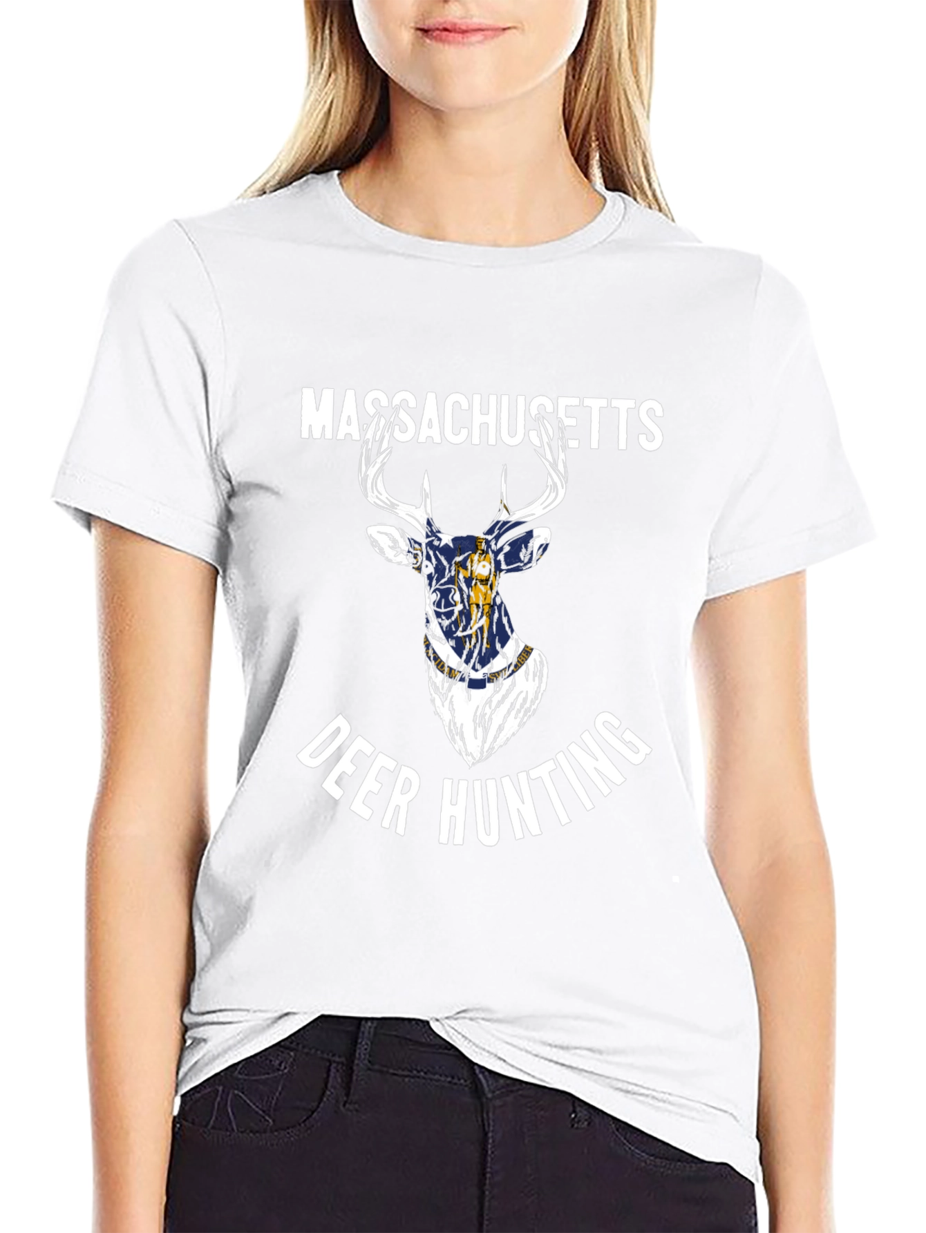 Massachusetts Deer Hunting T-Shirt