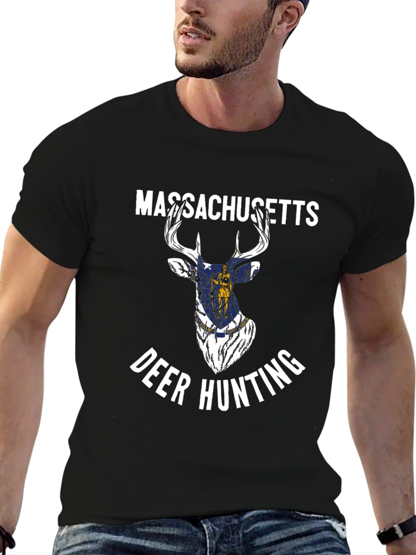Massachusetts Deer Hunting T-Shirt