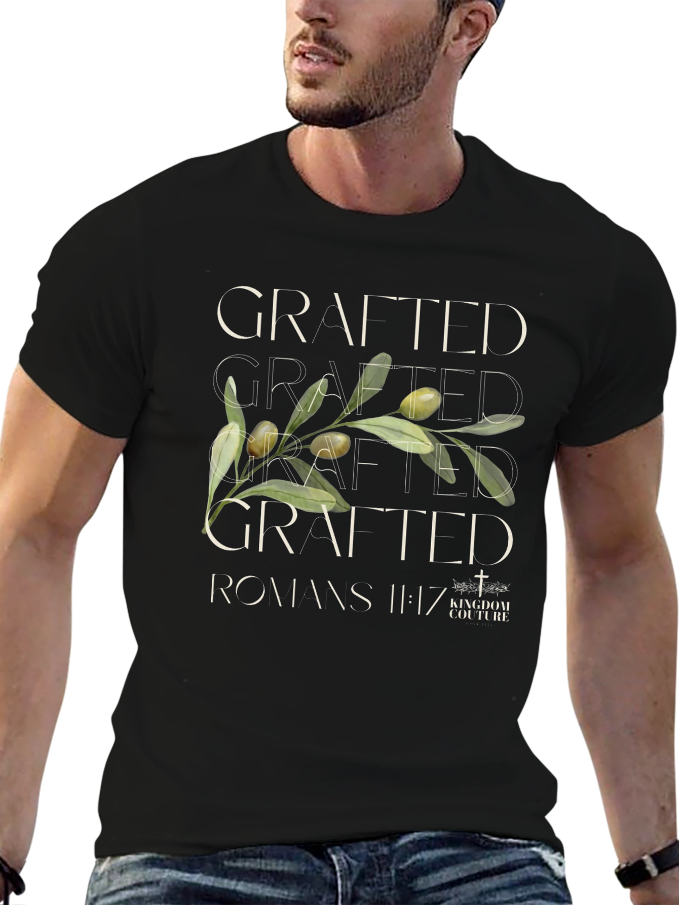 Grafted Romans 11:17 Graphic Tee