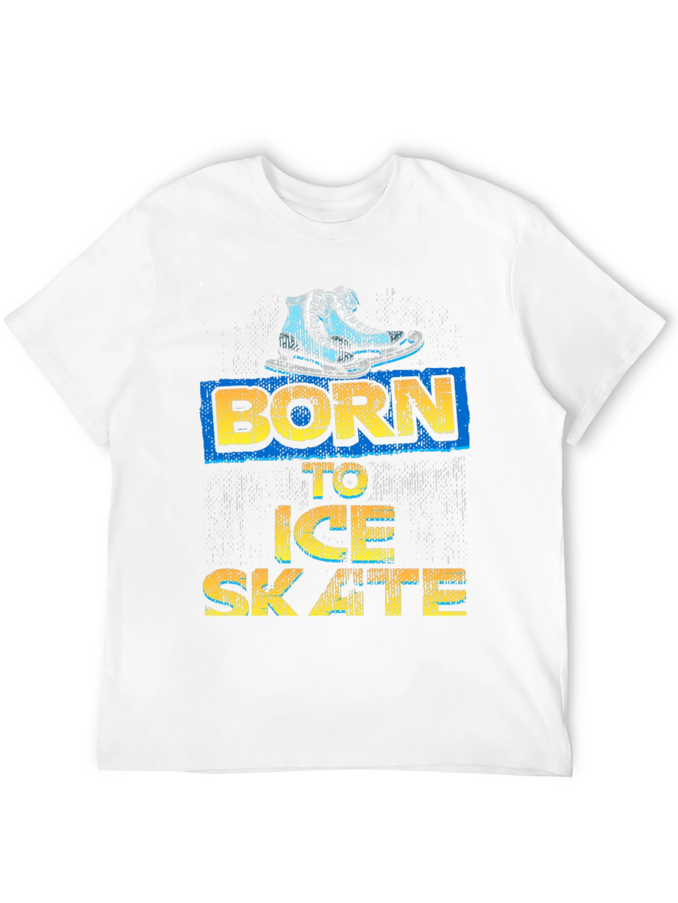 Born to Ice Skate Black Graphic Tee
