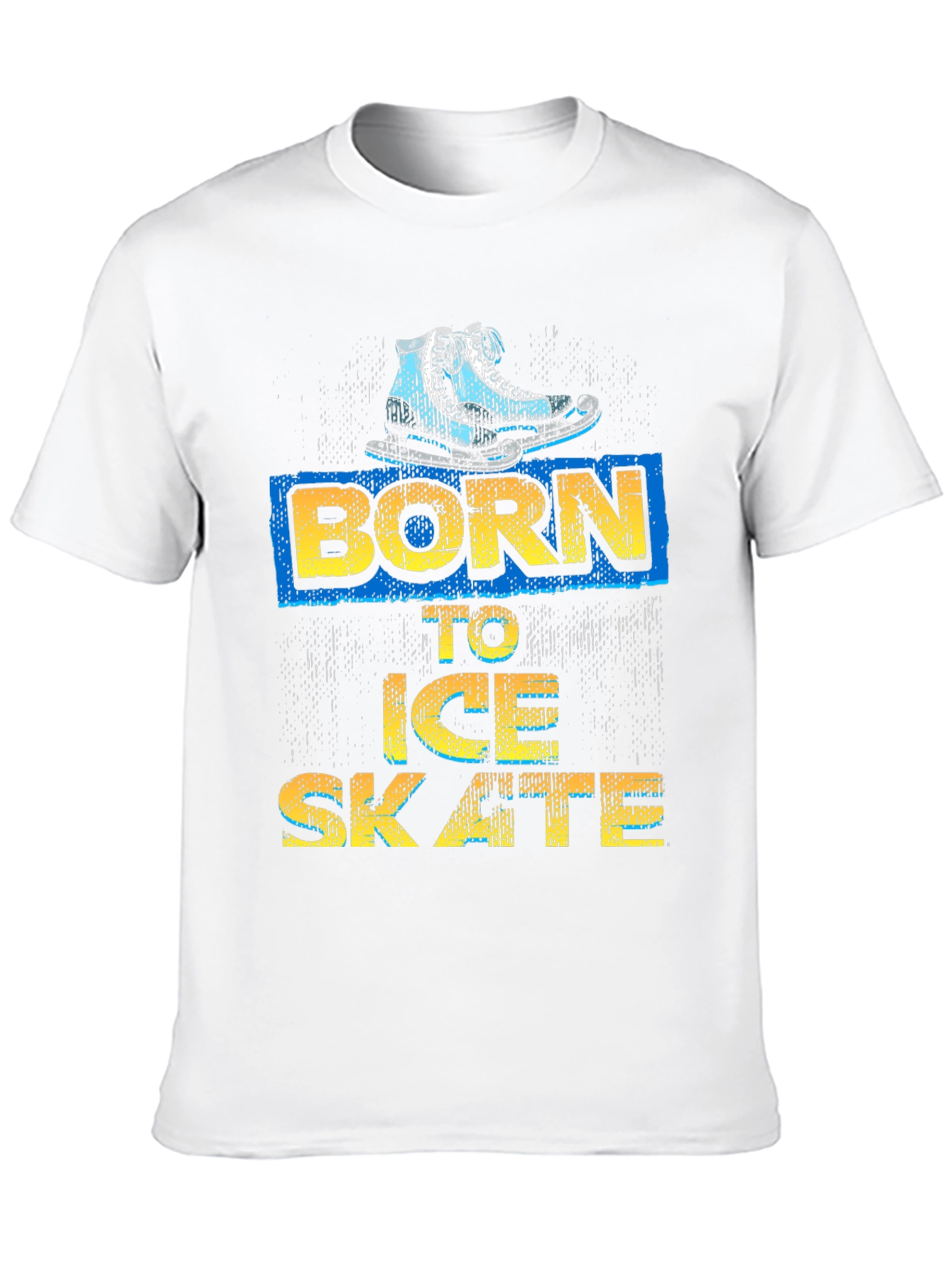 Born to Ice Skate Black Graphic Tee