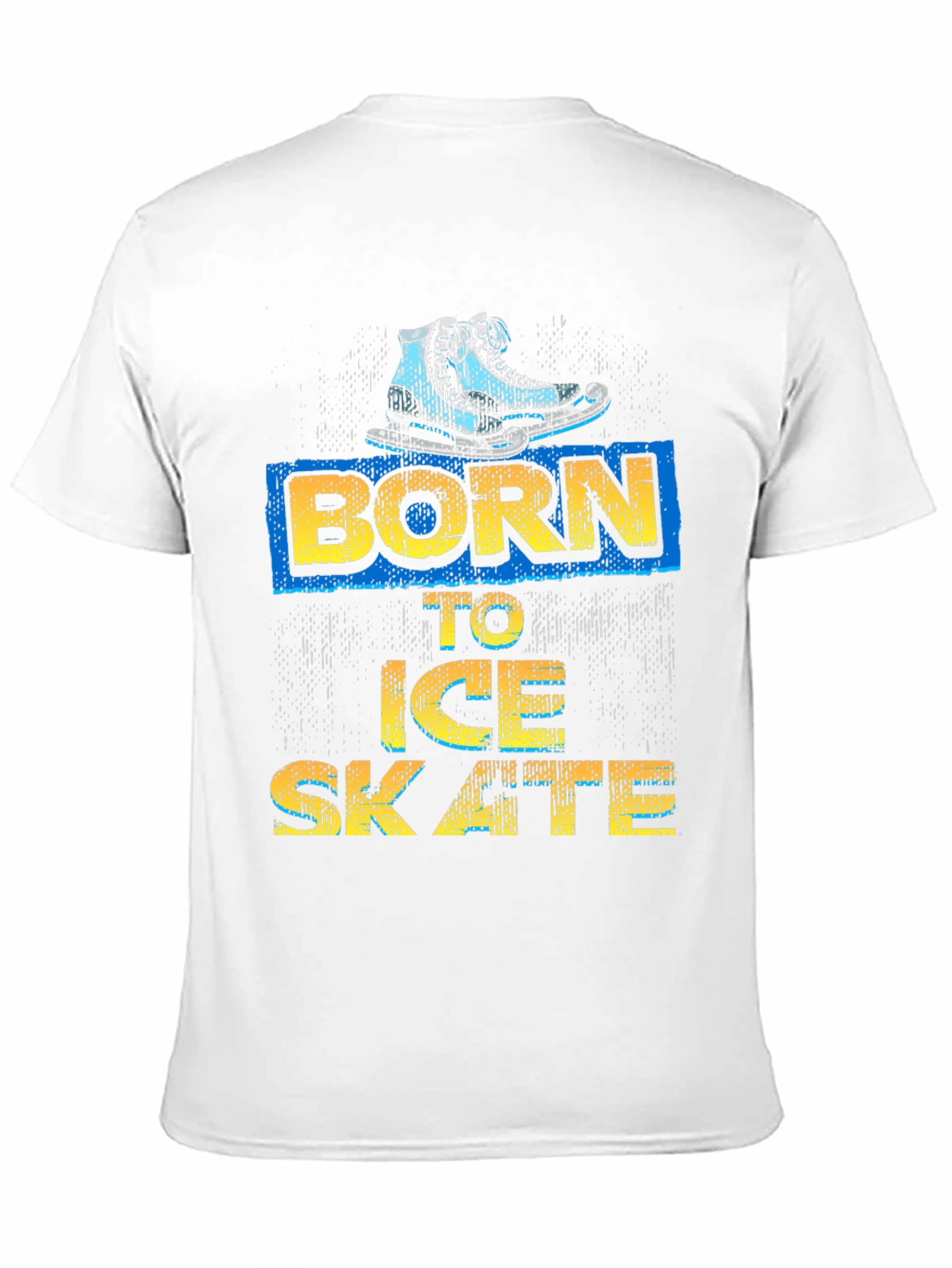 Born to Ice Skate Black Graphic Tee