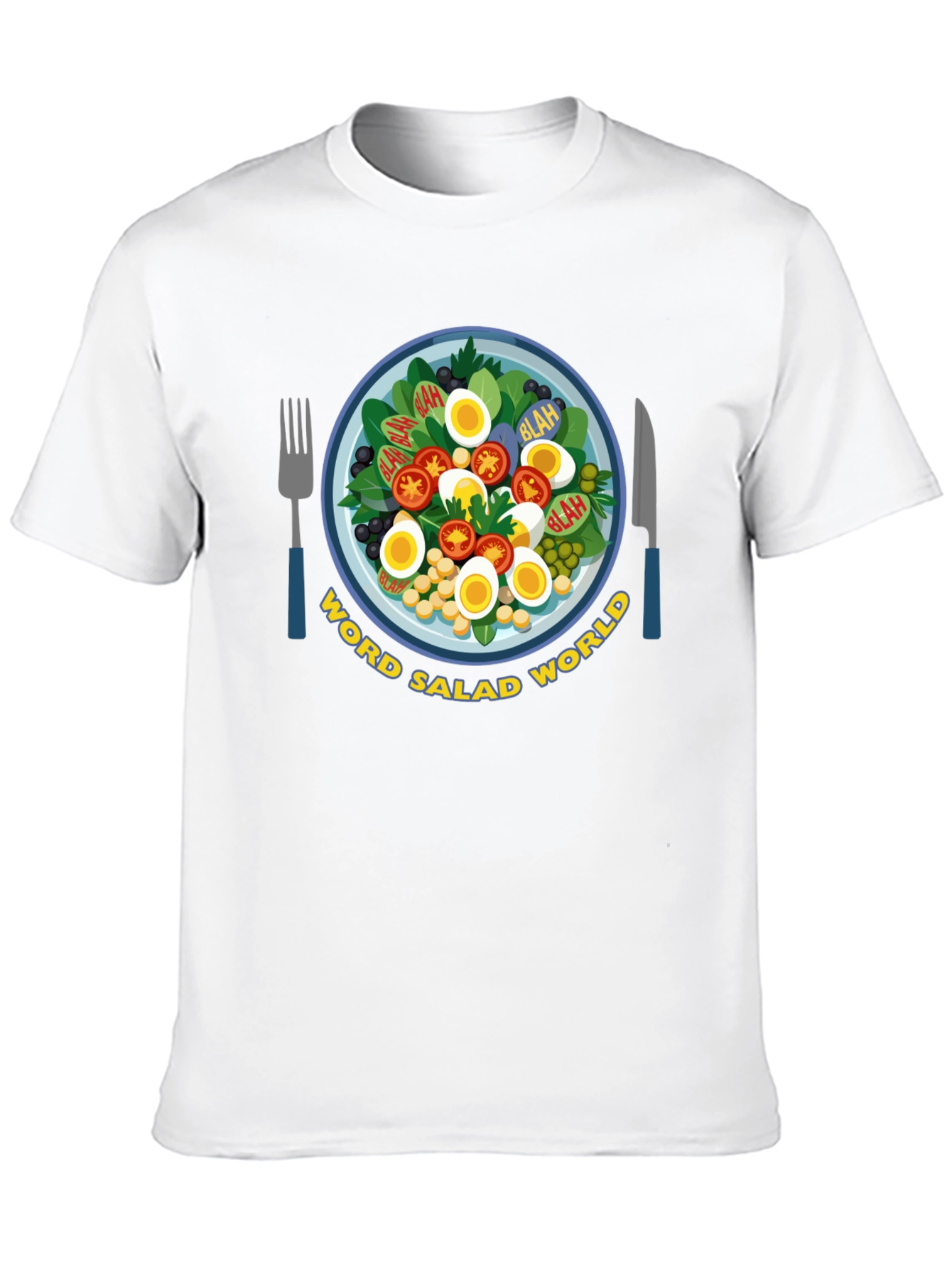 Word Salad World Graphic T-Shirt