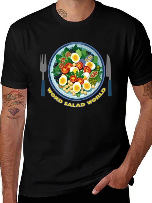 Word Salad World Graphic T-Shirt