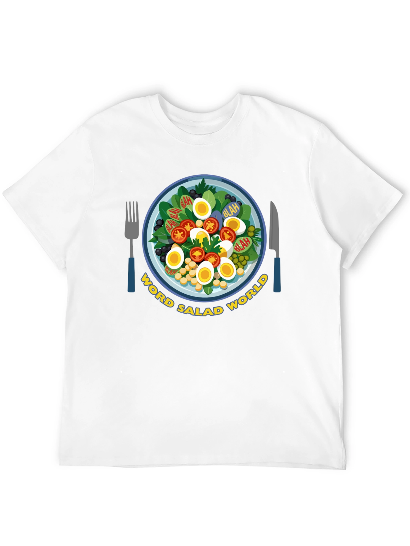 Word Salad World Graphic T-Shirt