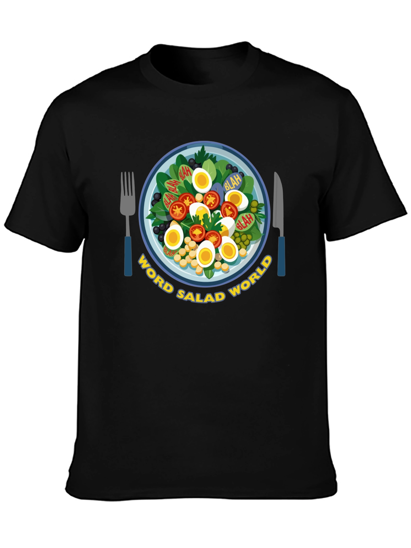 Word Salad World Graphic T-Shirt