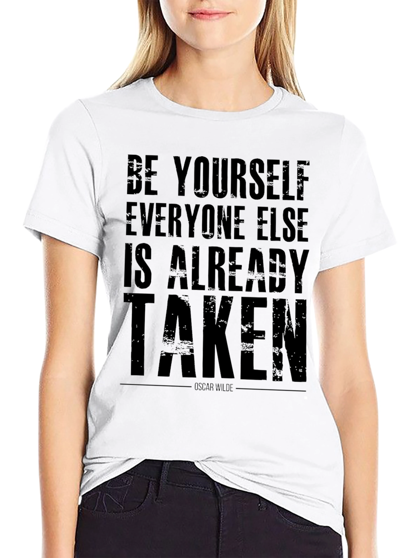 Be Yourself T-Shirt - Oscar Wilde Quote