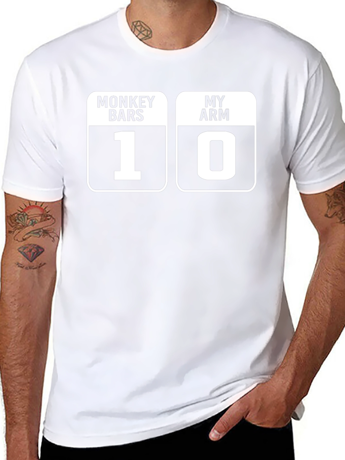 Monkey Bars 10 My Arm 0 Funny T-Shirt
