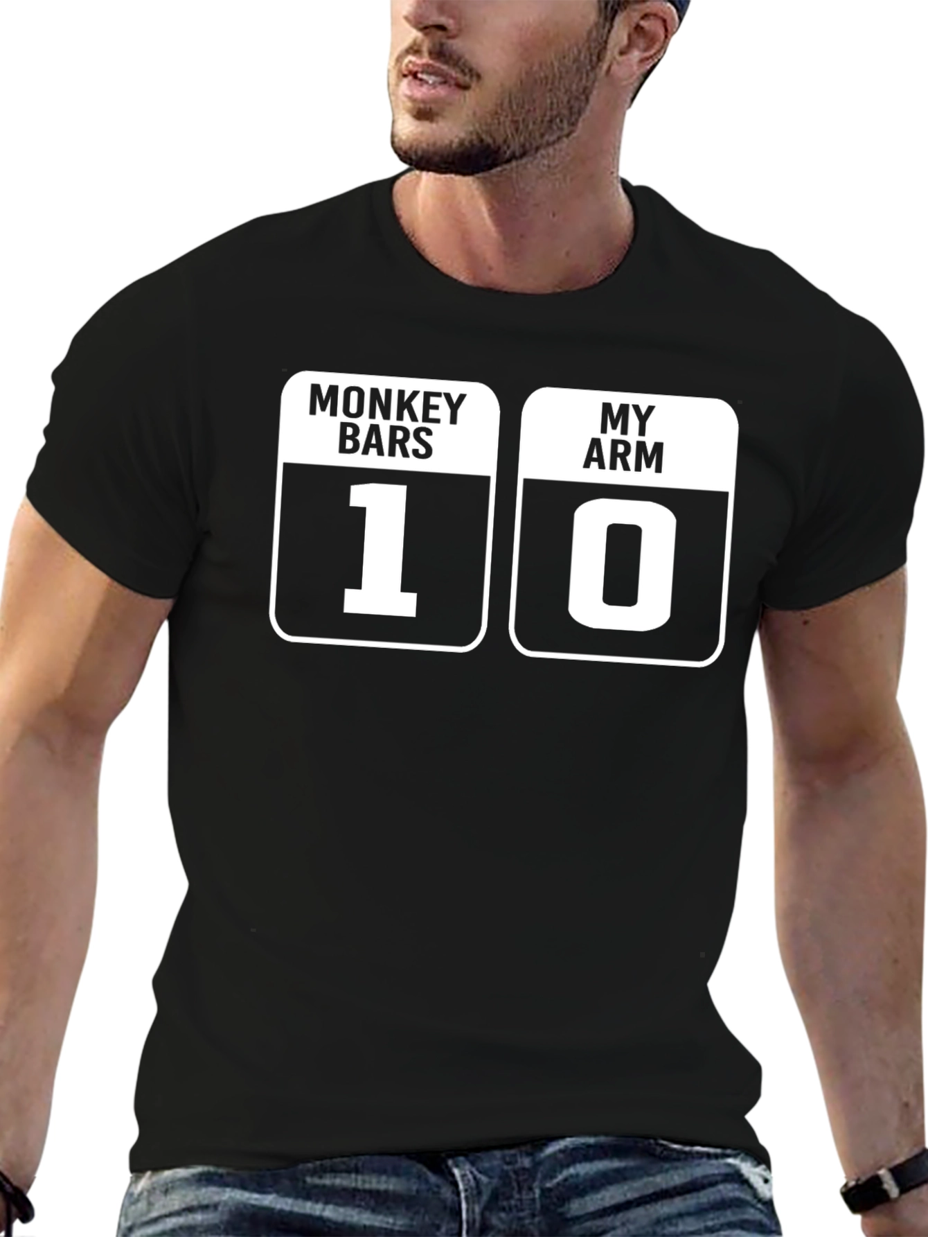 Monkey Bars 10 My Arm 0 Funny T-Shirt